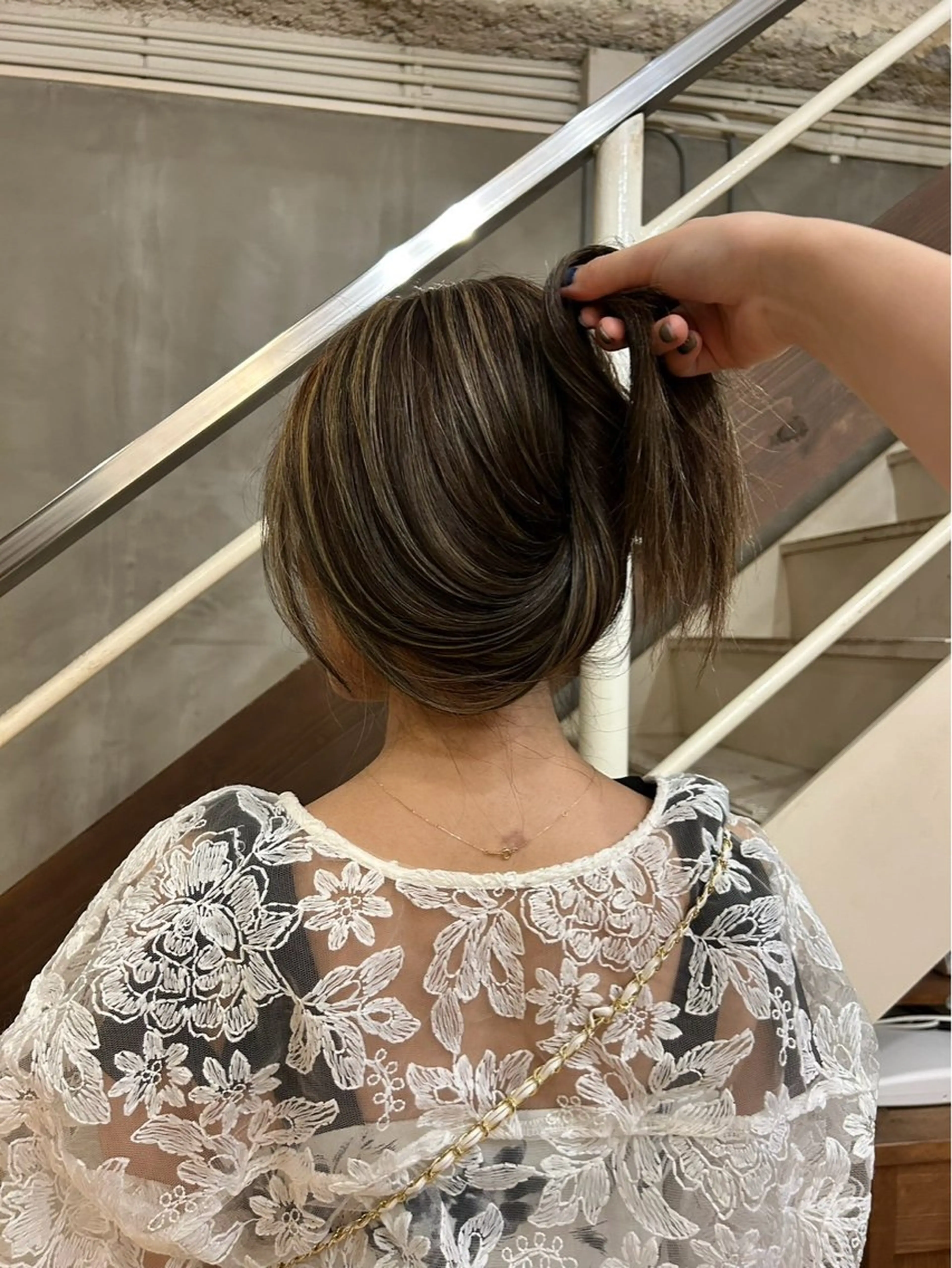 セミロング ヘアカラー 🖤海外風デザイン カラー🖤/りんのヘアスタイル