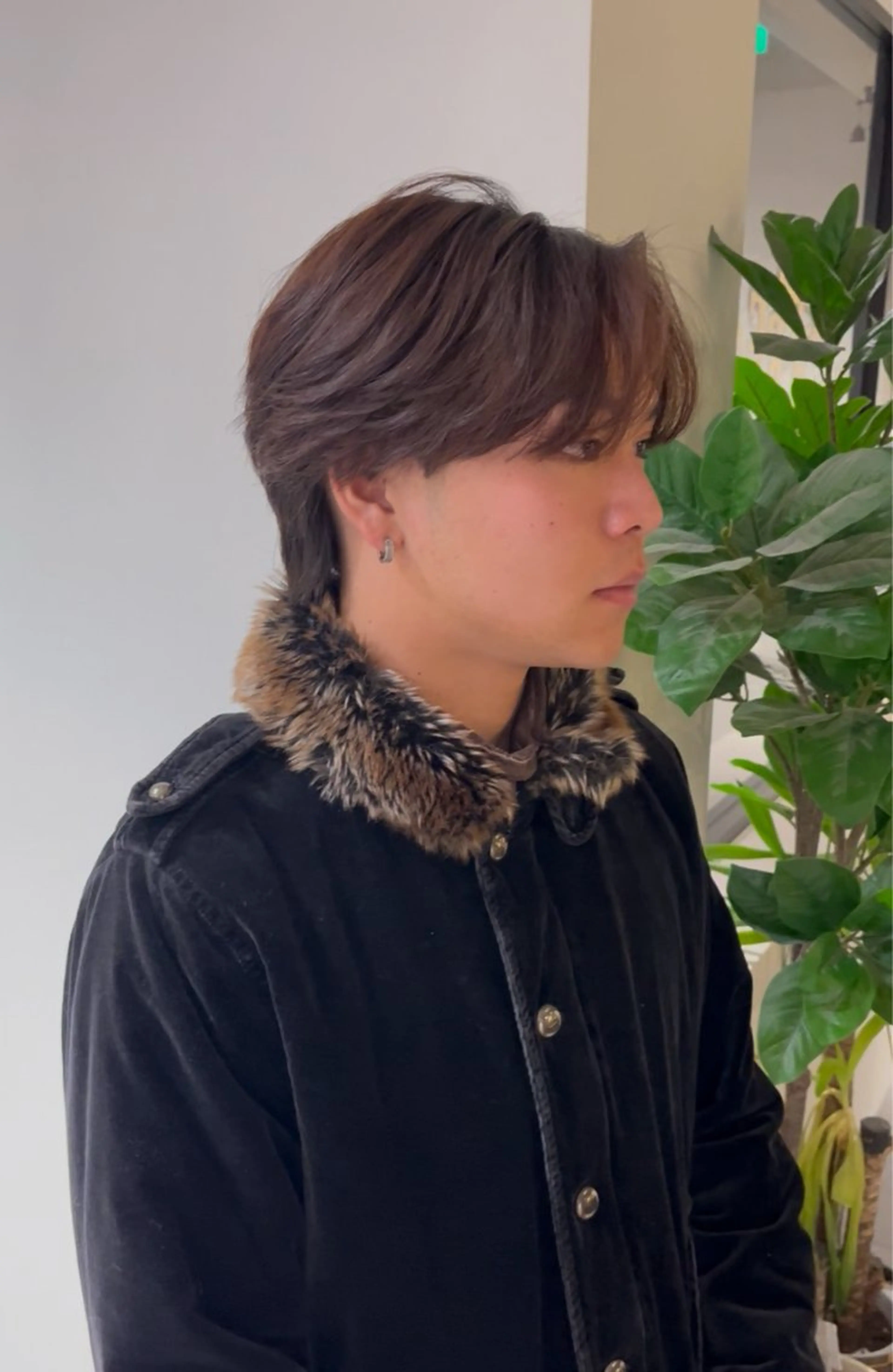 ミディアム 本多 伸丞のヘアスタイル