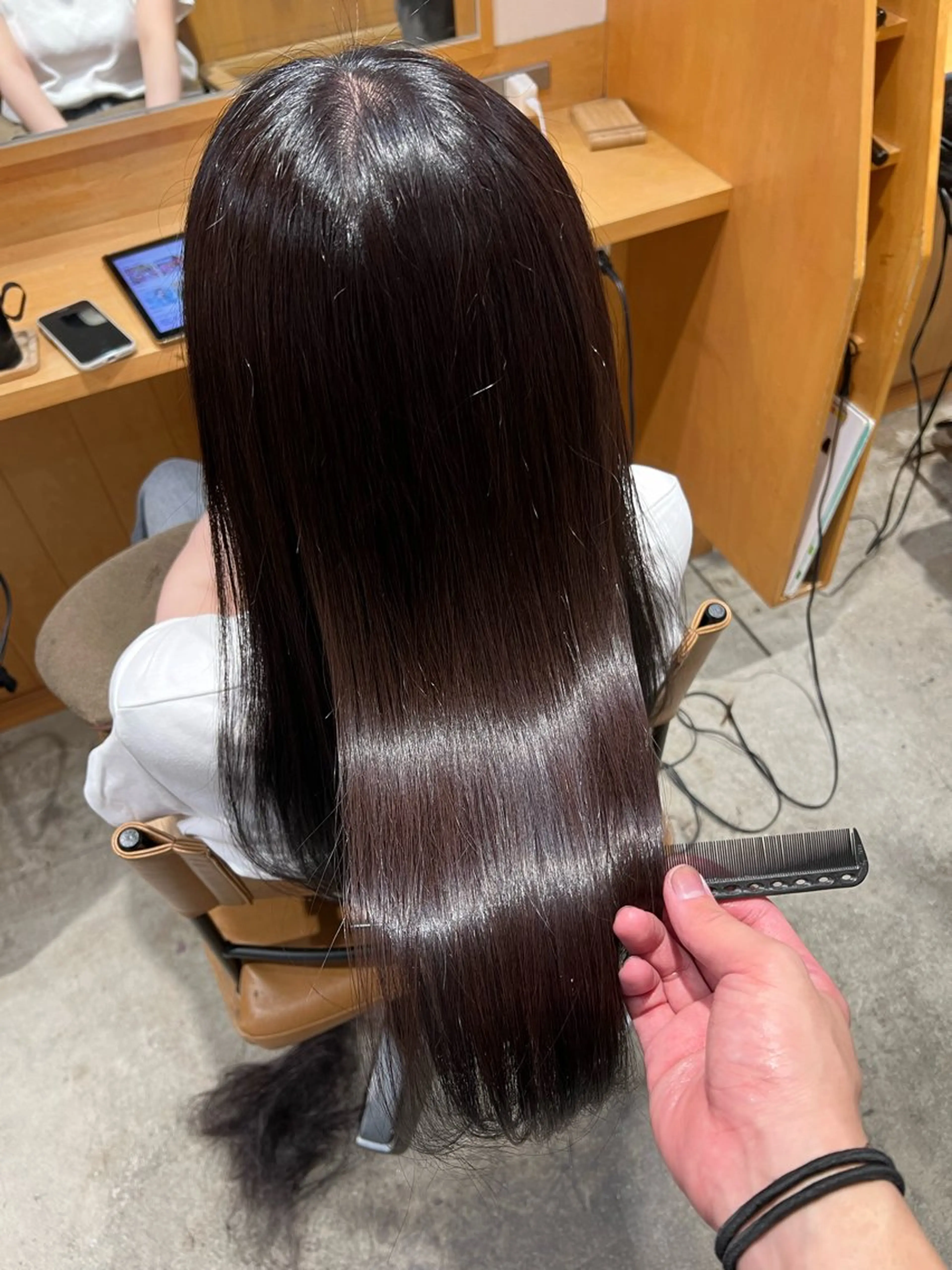 ロング カット ヘアカラー トリートメント ✨艶髪✨ 透明感カラー　Rinのヘアスタイル