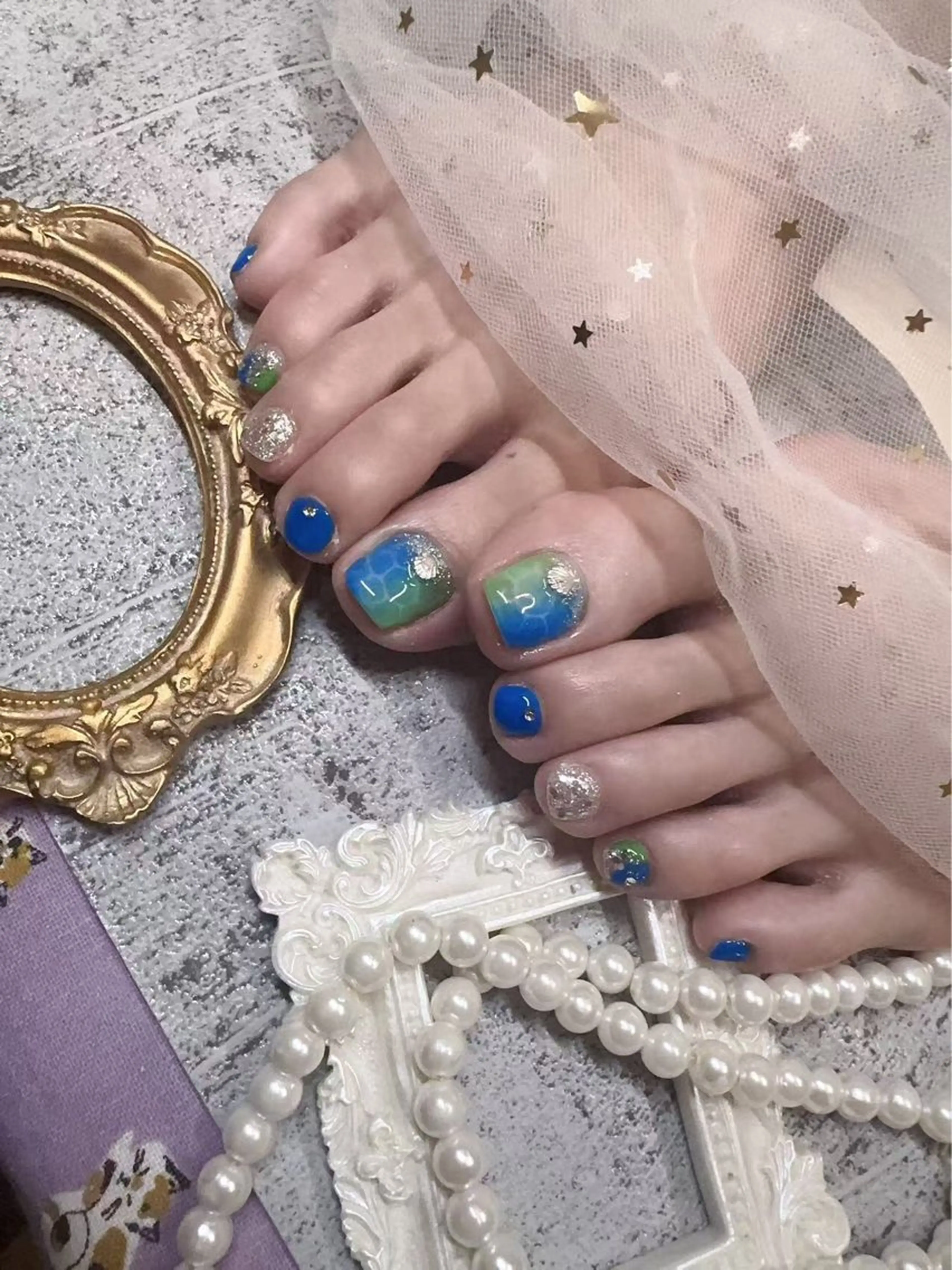 ネイル フットネイル 持ち込み ベラッコ所属・ネイルサロン ベラッコのネイルデザイン