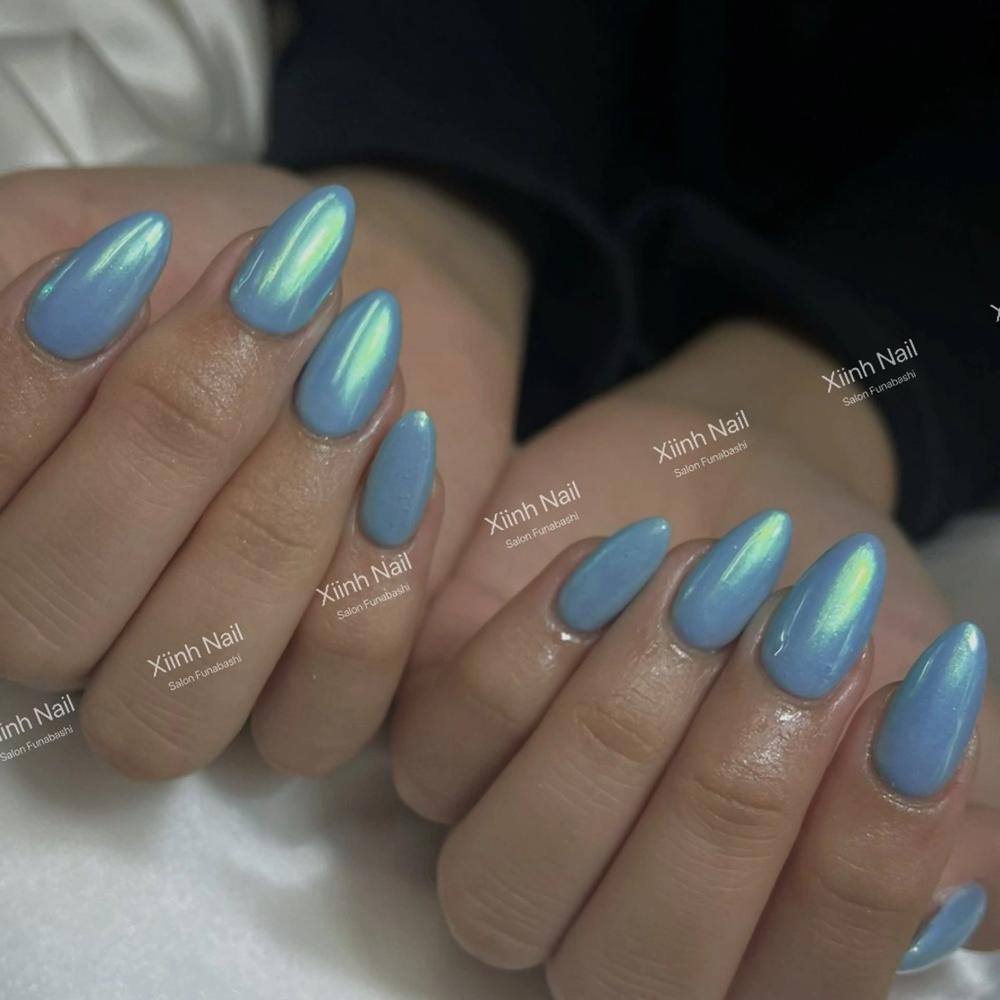 ネイル チークネイル 桜ネイル 長さ出し フットネイル ジェルネイル ハンドネイル XIINH NAIL SALONのネイルデザイン