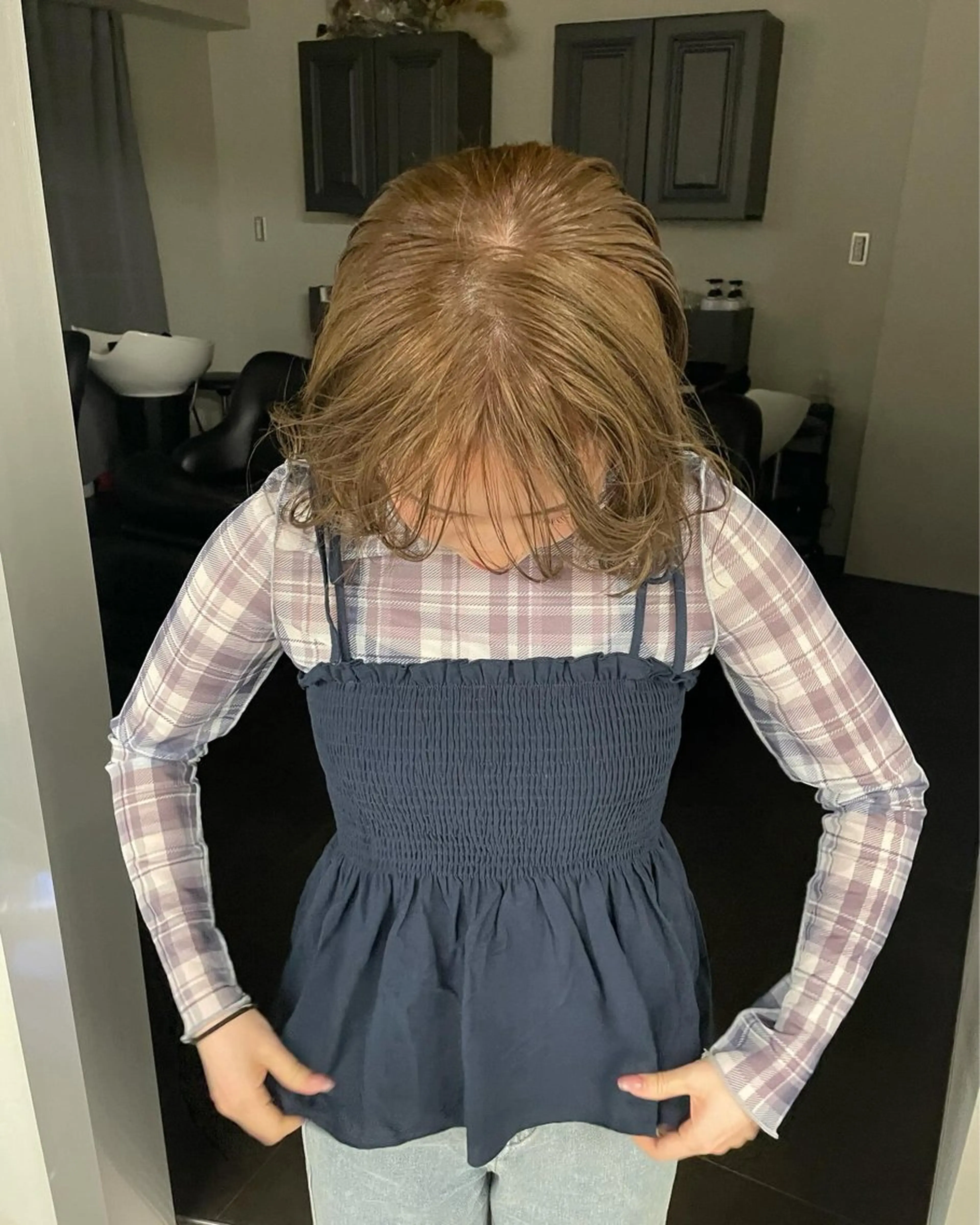 ミディアム カラー 透明感カラー ブリーチ/ベージュ 💕/momoaのヘアスタイル