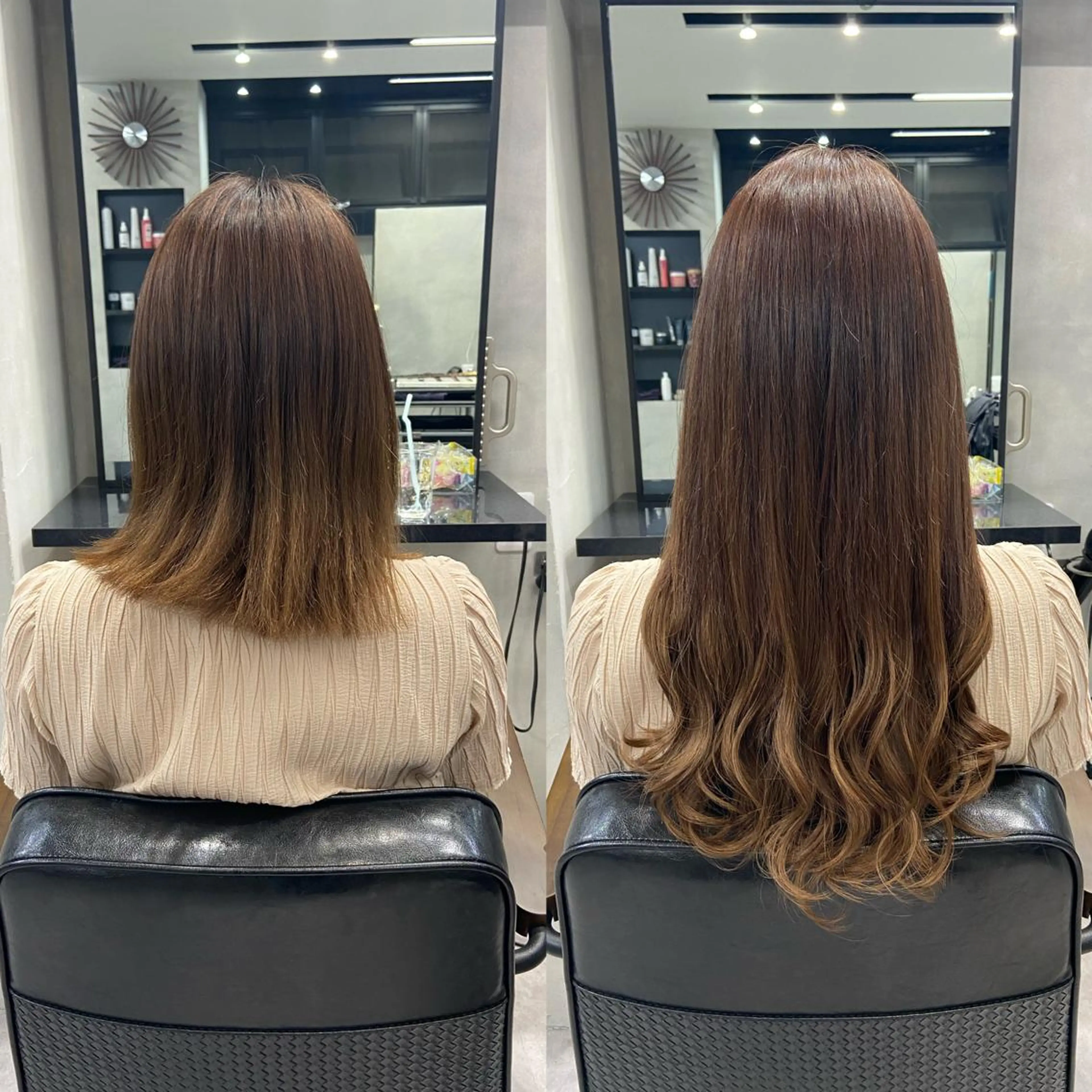 セミロング カラー ヘアアレンジ ar+ ❤︎ maiのヘアスタイル