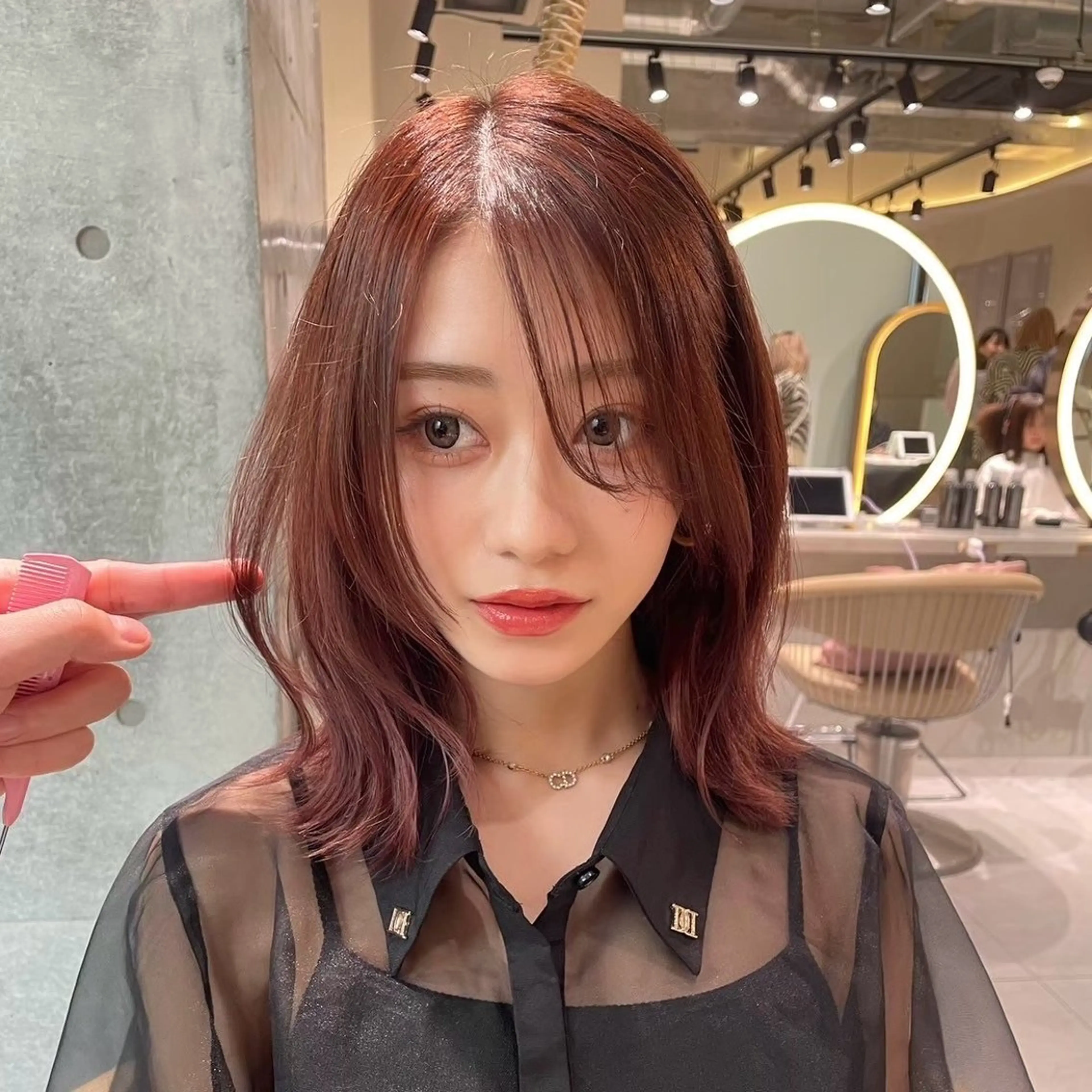 カラー 🎀Rimi୨୧ ✨艶✨color🎀のヘアスタイル