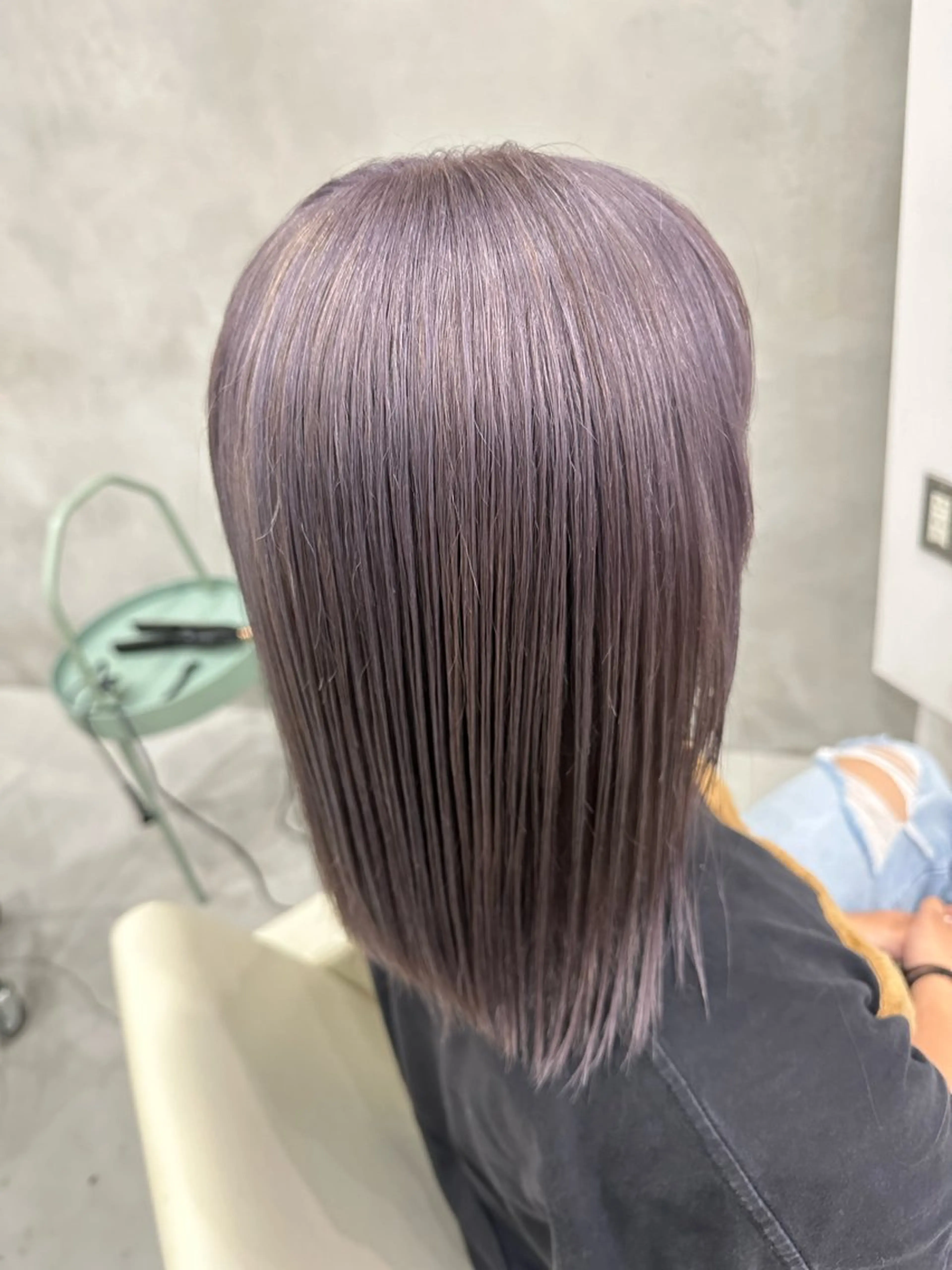 ミディアム カラー ヘアカラー さあや 【透け感/艶感】のヘアスタイル