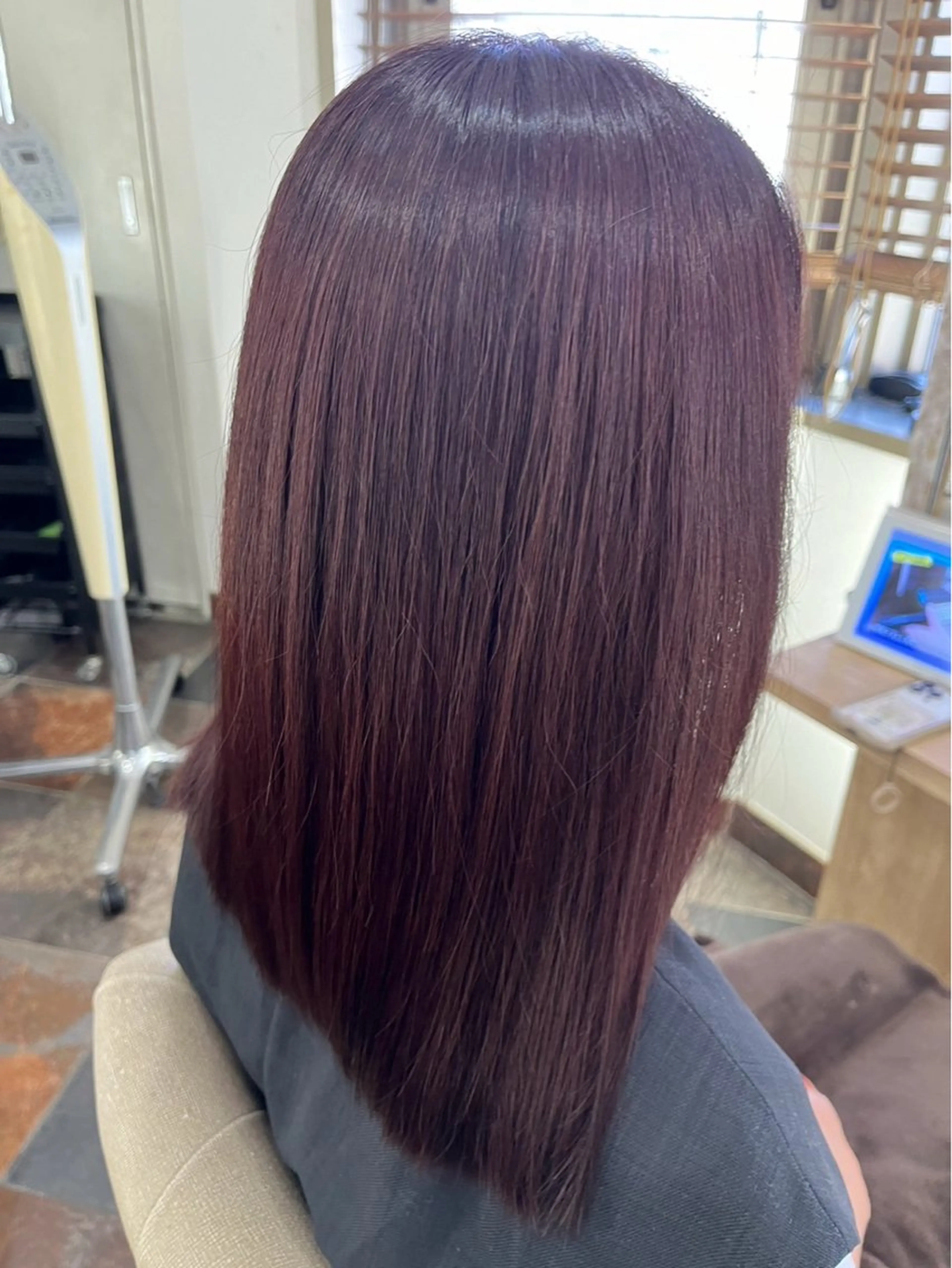 ミディアム ヘアカラー さくら🍒ツヤ髪 /似合わせカラーのヘアスタイル