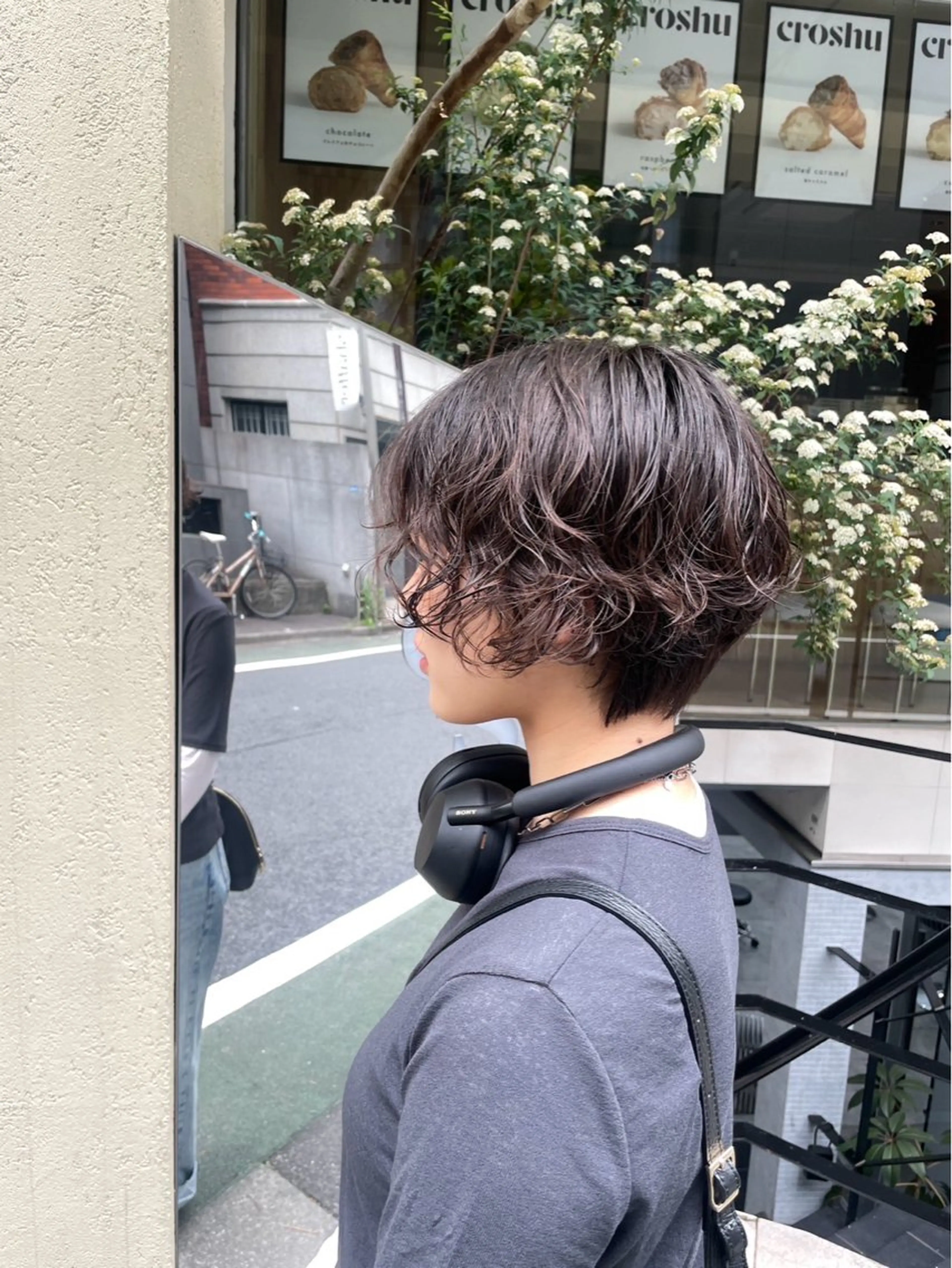 ショート カラー パーマ カット パーマ You/透明感カラー レイヤーカット/ボブのヘアスタイル