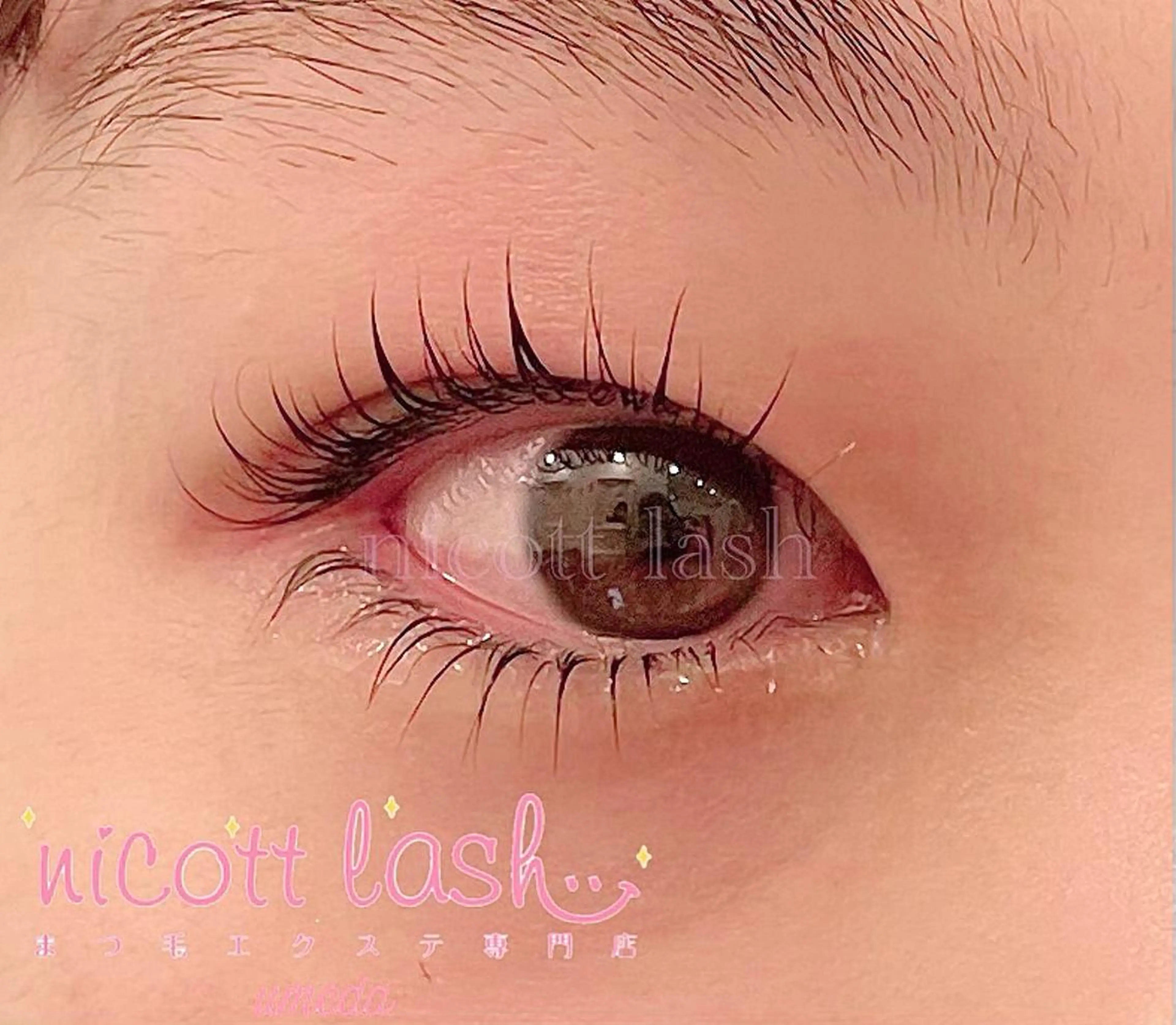 マツエク・マツパ パリジェンヌラッシュリフト サクラブロウ 難波のマツエク・マツパデザイン