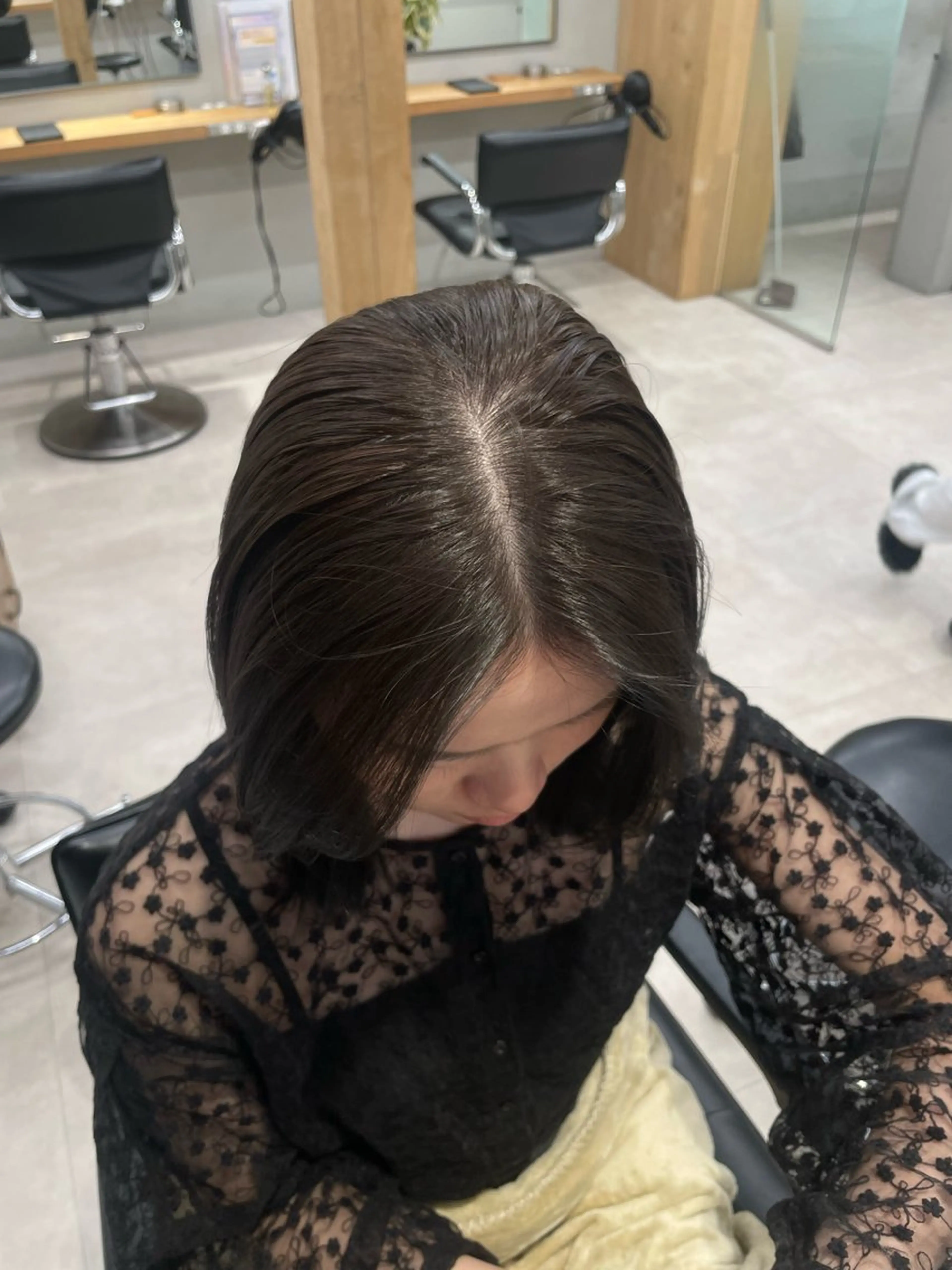 カラー とば みゆうのヘアスタイル