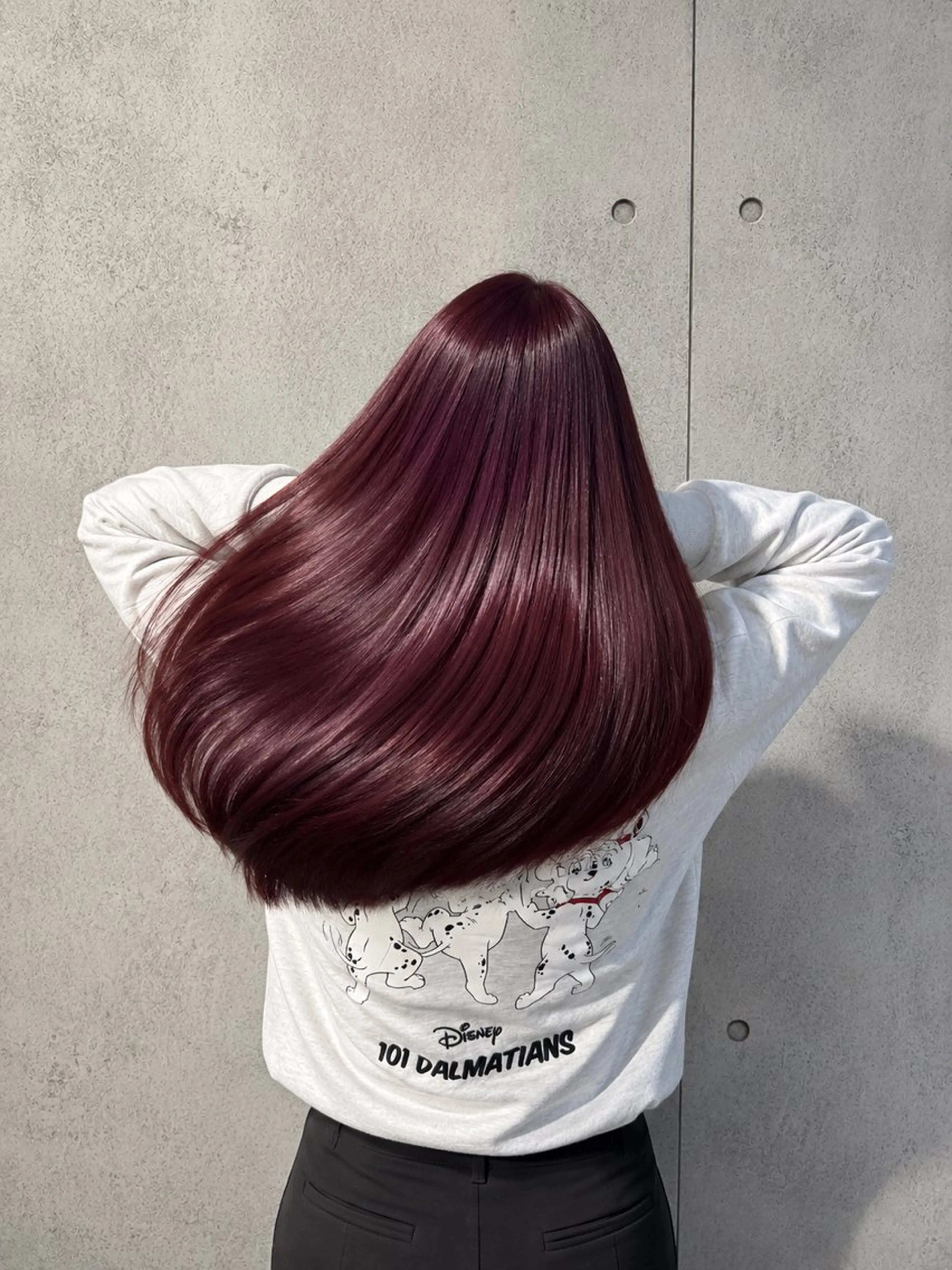 ロング 髪質改善 縮毛矯正 ヘアカラー トリートメント ひろし/髪質改善/ 縮毛矯正/透明感✨のヘアスタイル