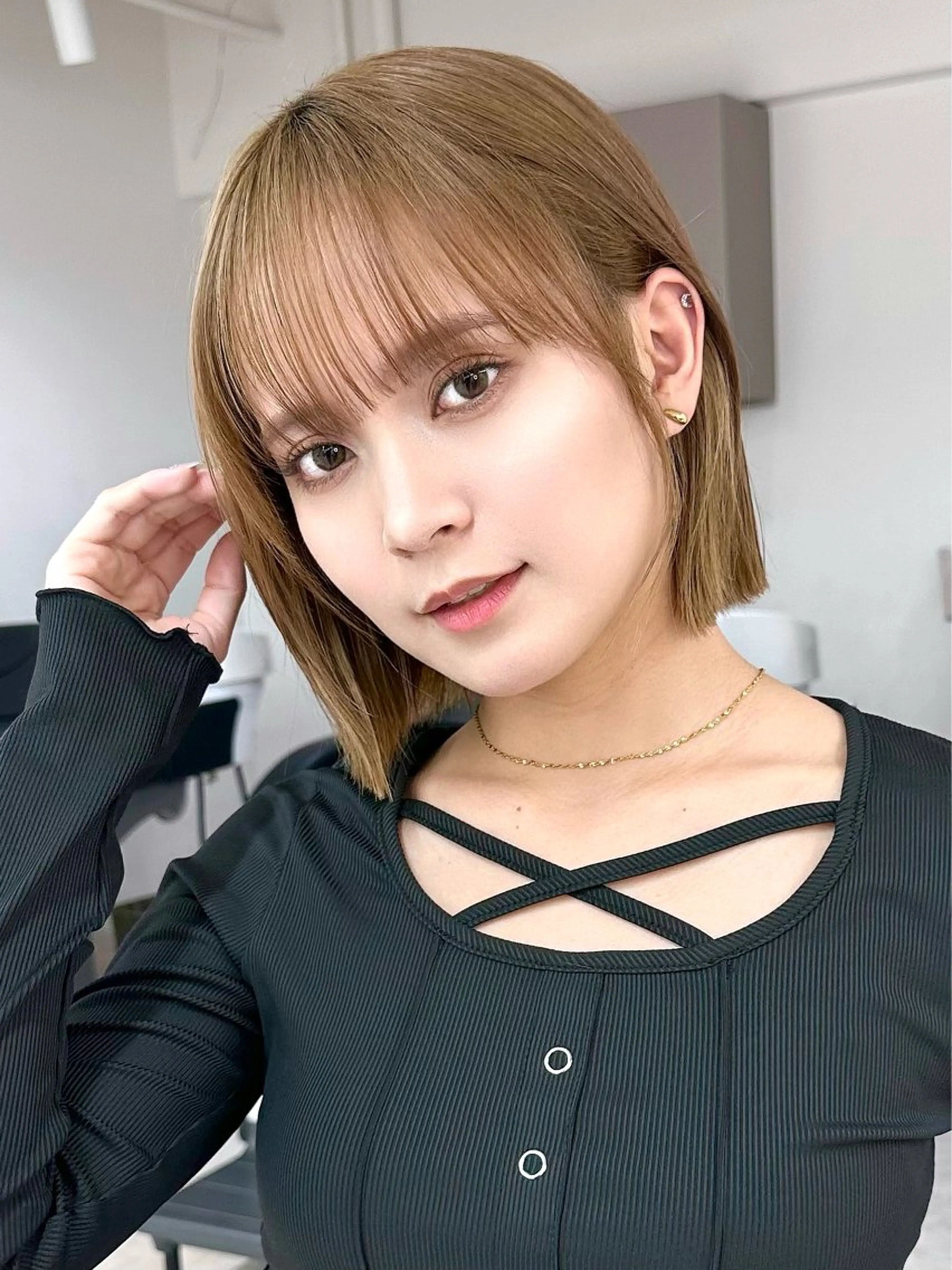 ミディアム ハイトーン職人 RIKU🎈のヘアスタイル