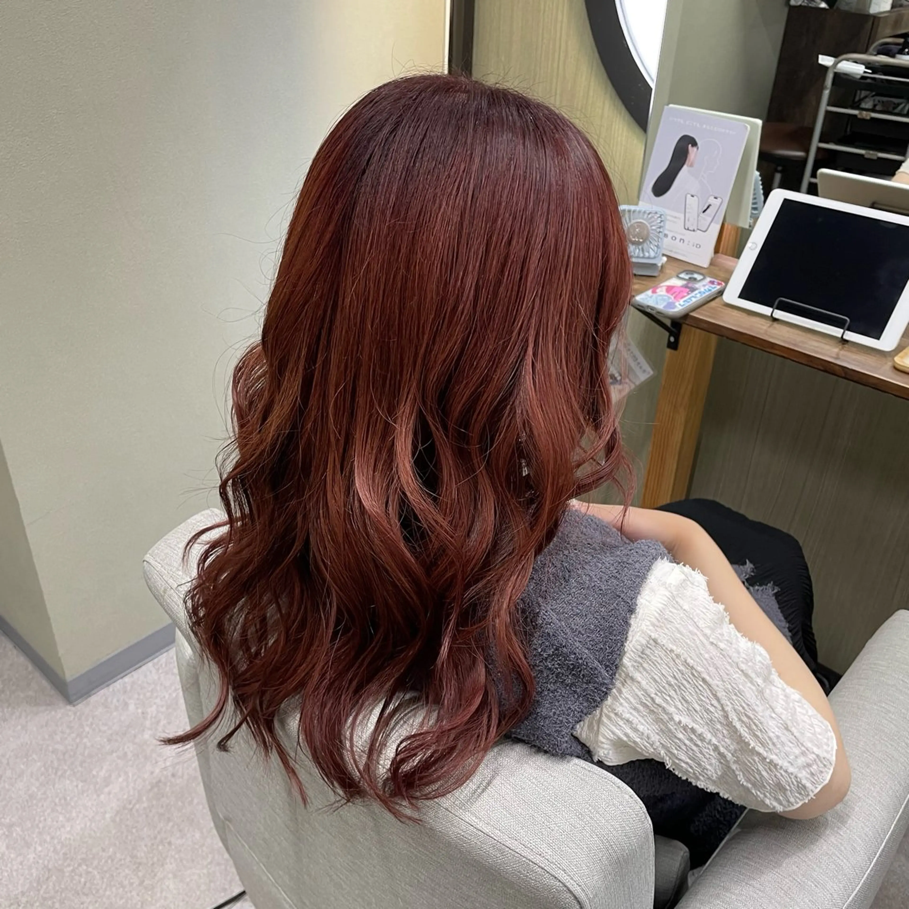 ロング カラー 髪質改善/艶カラー/ 縮毛矯正🫟ダイキのヘアスタイル