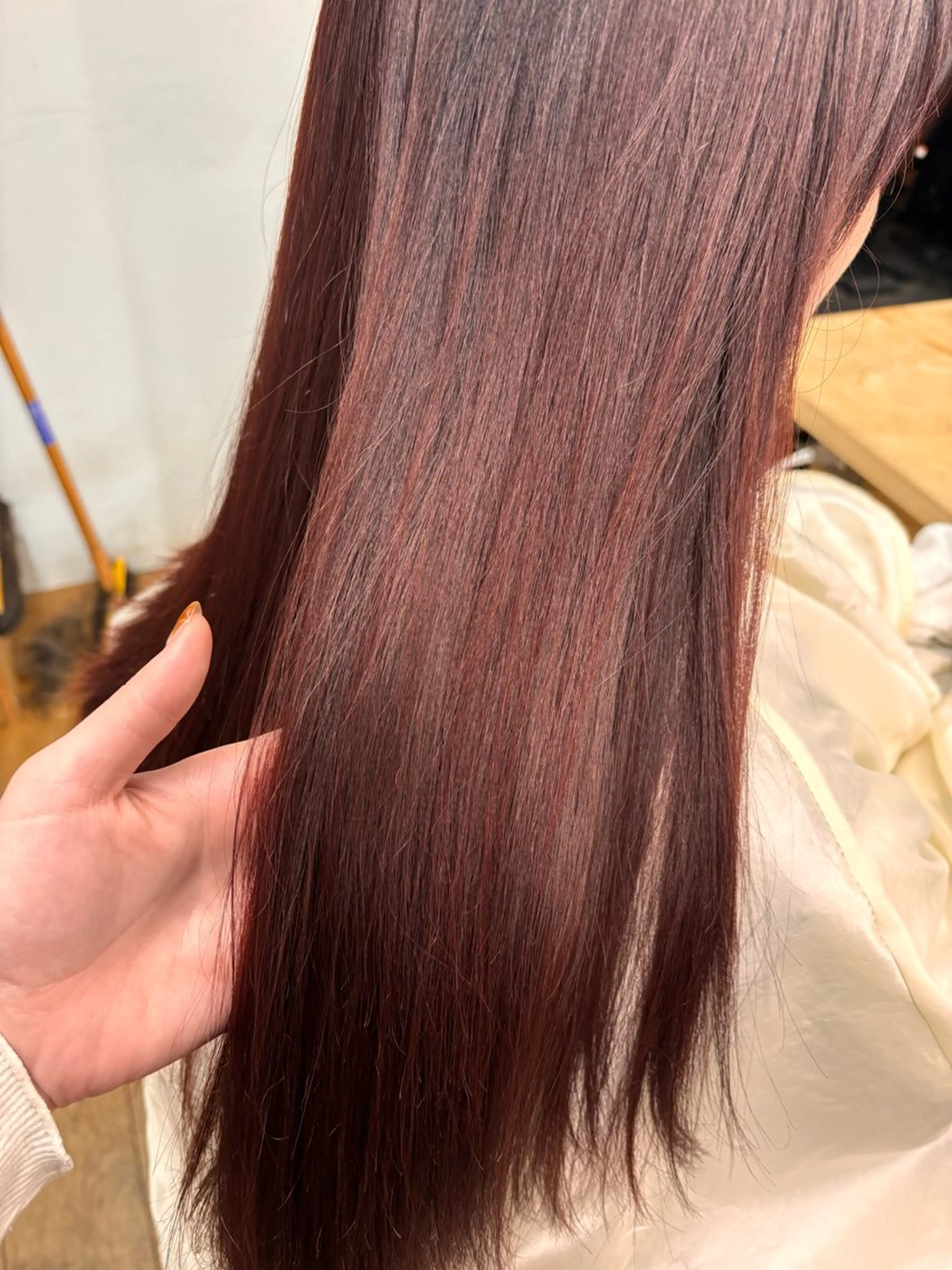 ロング カラー ブリーチ ブリーチなしカラー ヘアカラー 🫧水越 結菜☁️⸝⋆のヘアスタイル