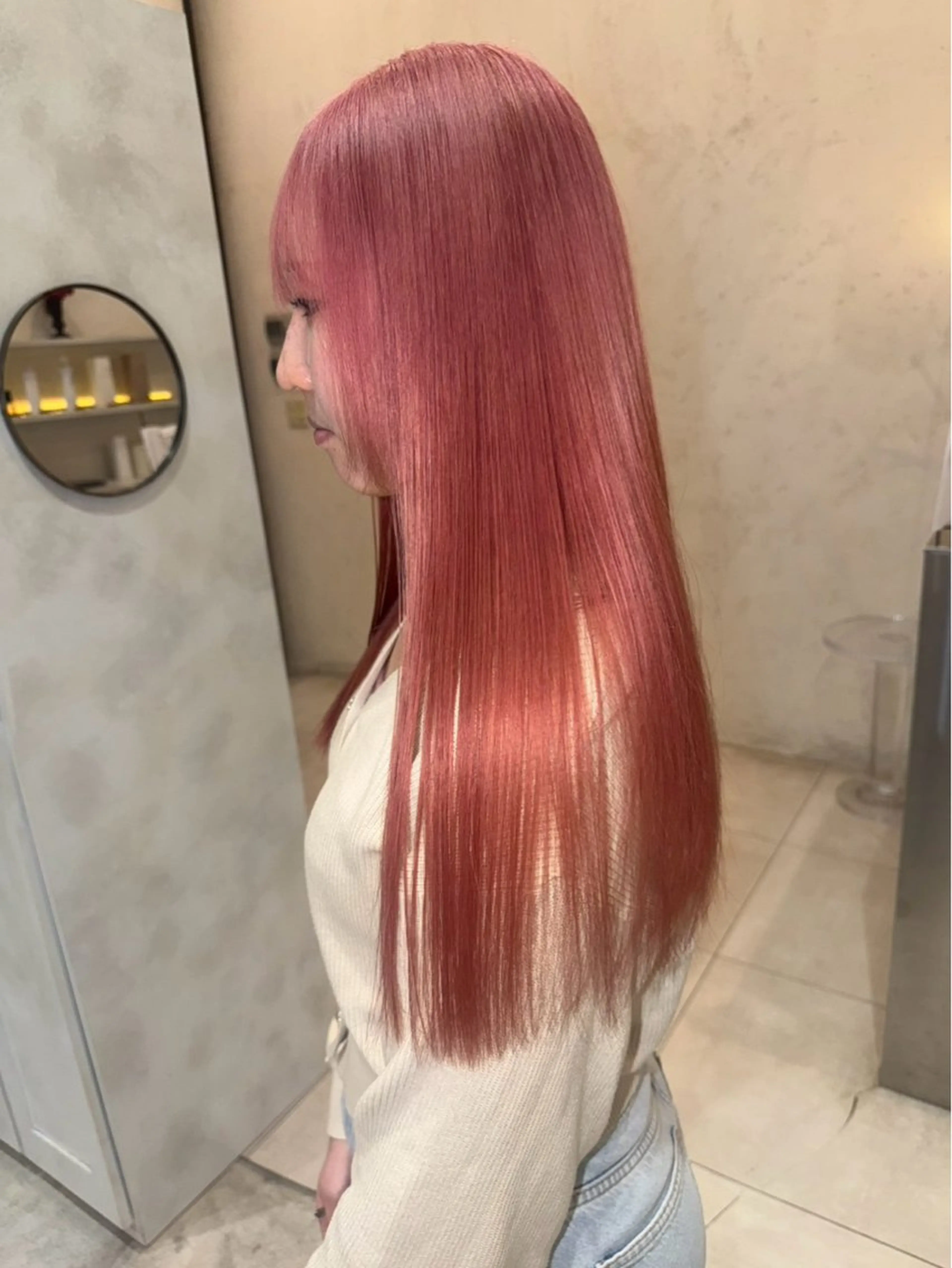 ロング カラー ヘアカラー トリートメント 名古屋/落ちる黒 黒染め落としのヘアスタイル