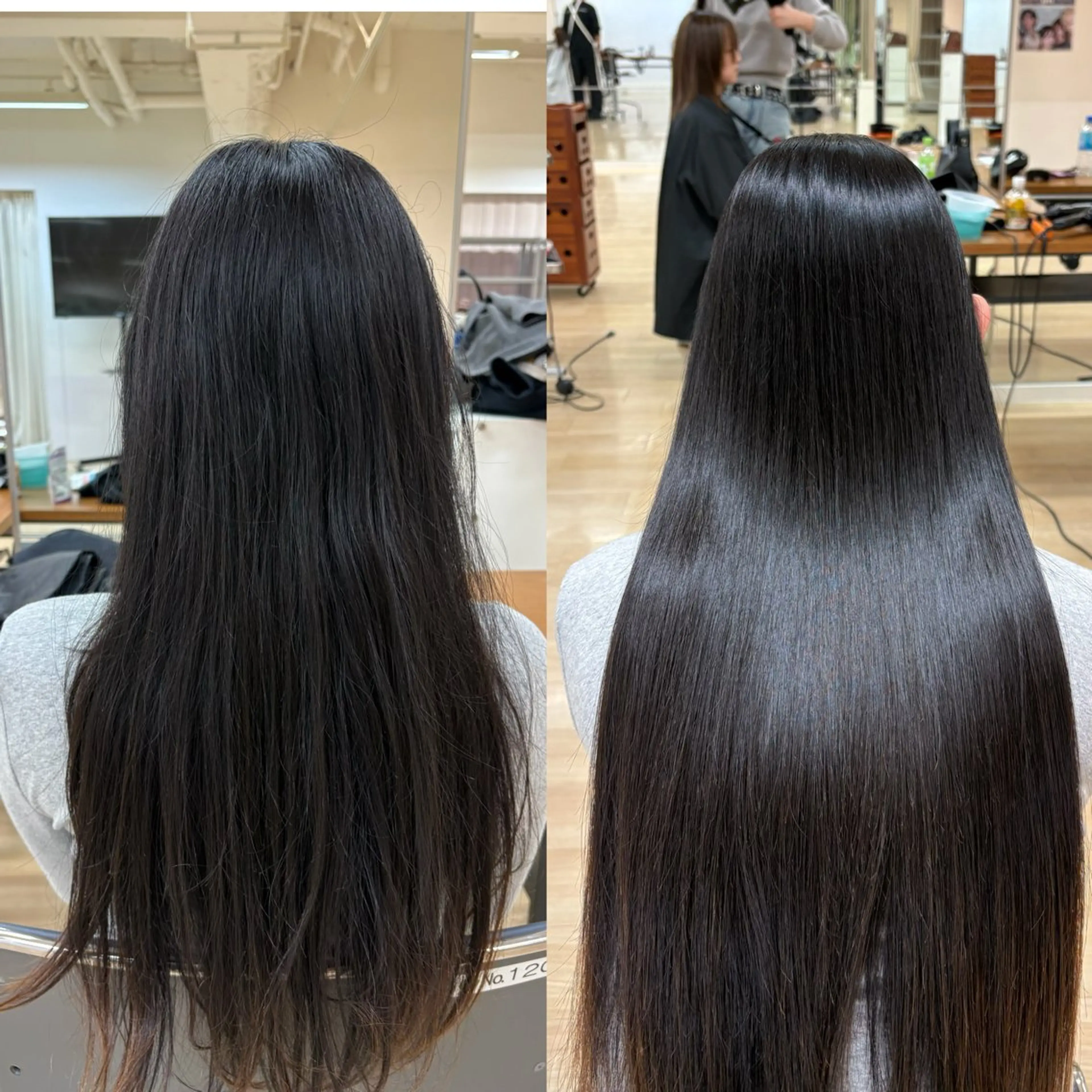 ロング カット 縮毛矯正 銀座/縮毛矯正/ 艶髪特化/チホリのヘアスタイル