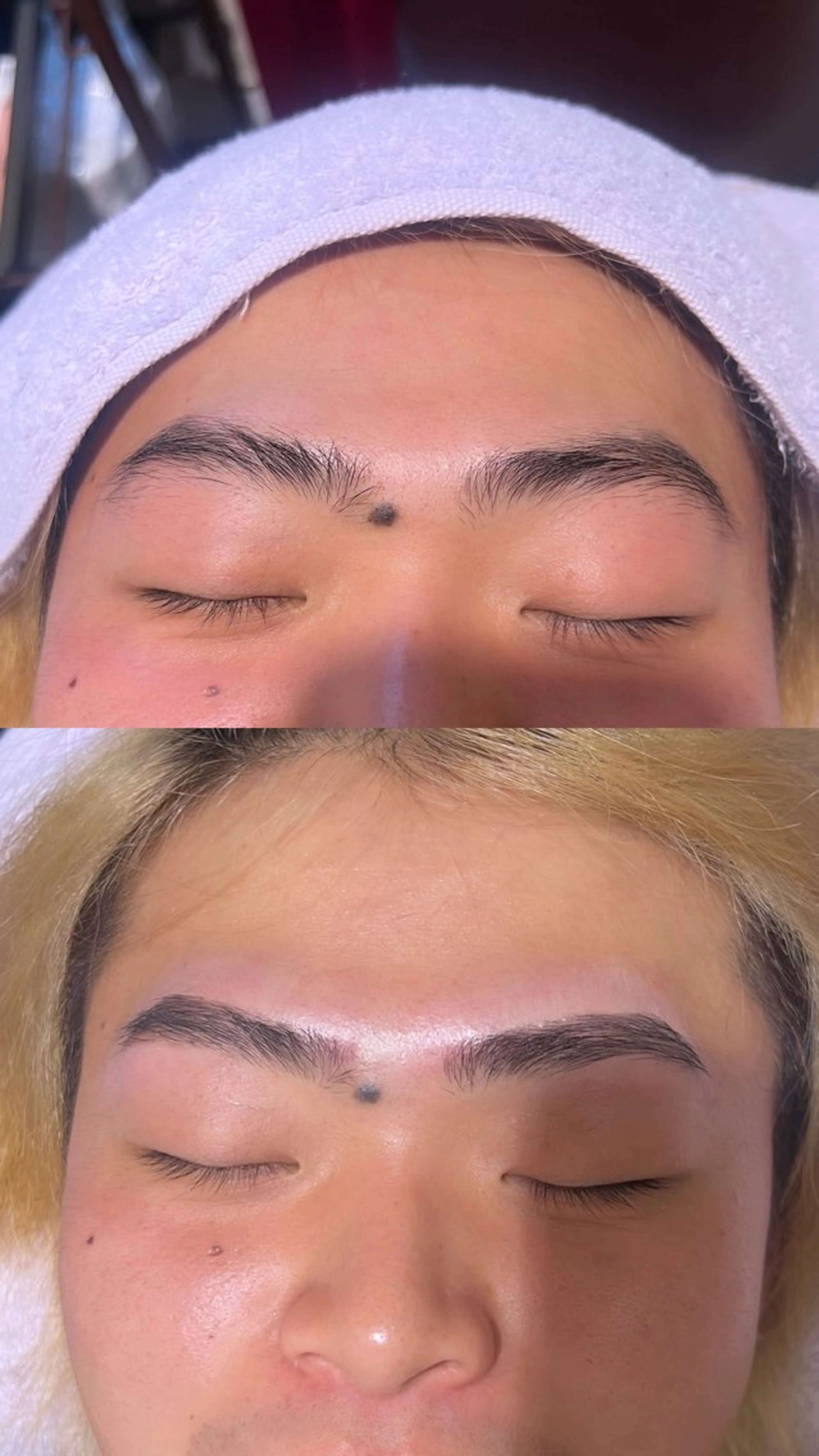 アイブロウ ワックス脱毛 冨永 萌のヘアスタイル