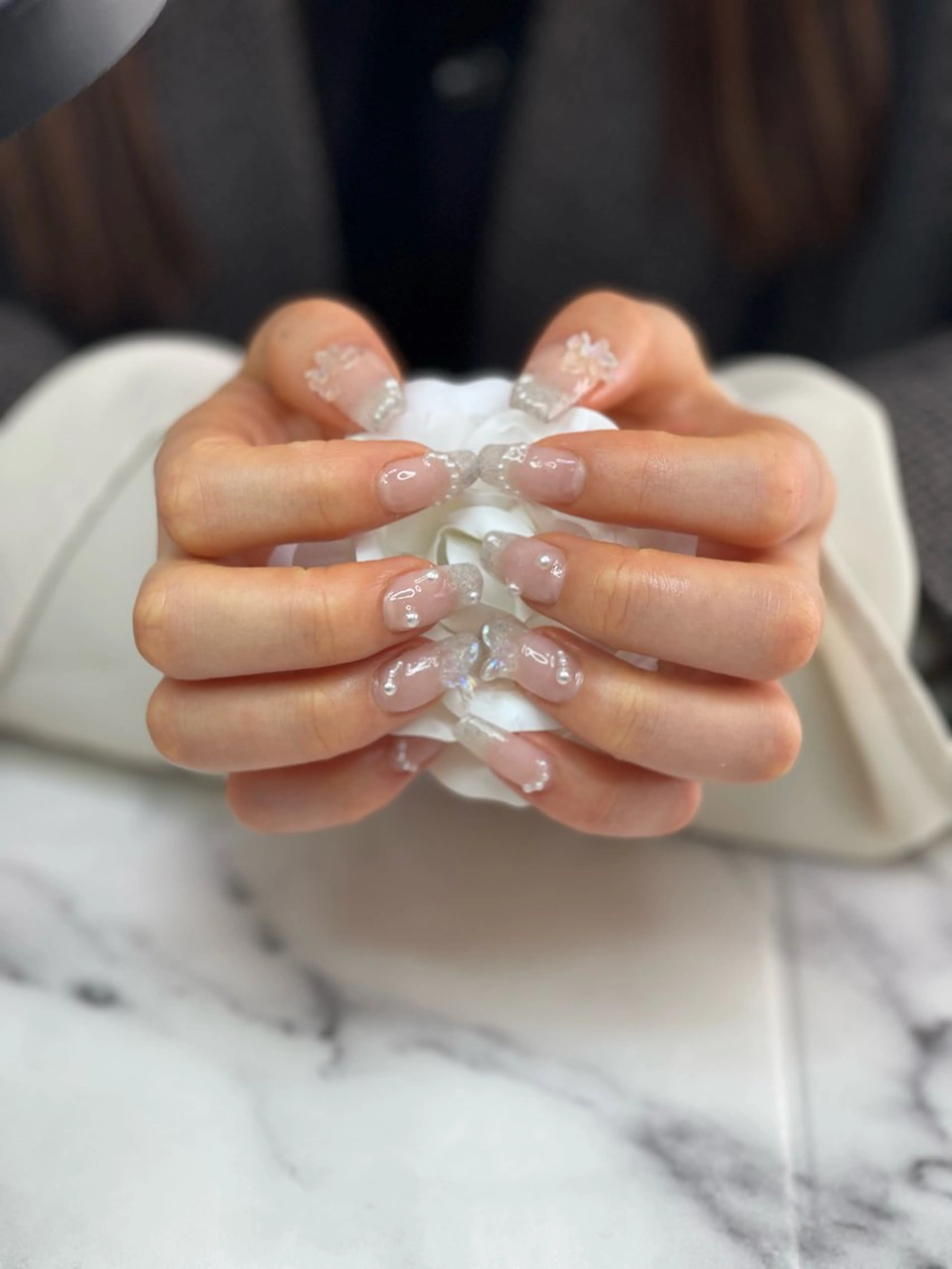 ネイル 長さ出し RUARI RISAのネイルデザイン