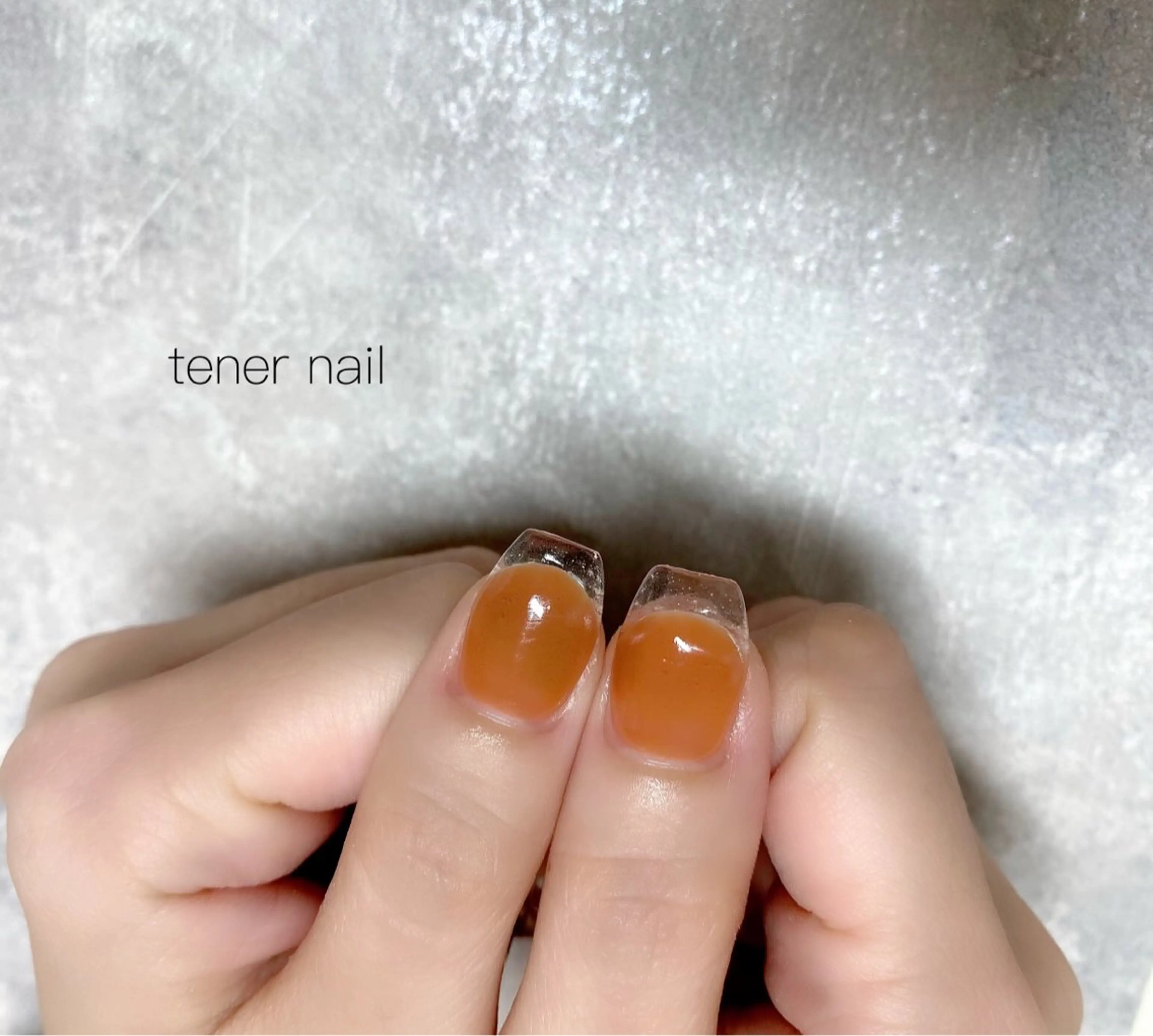 ネイル クリアネイル フレンチネイル ハンドネイル テネルネイル tener nailのネイルデザイン