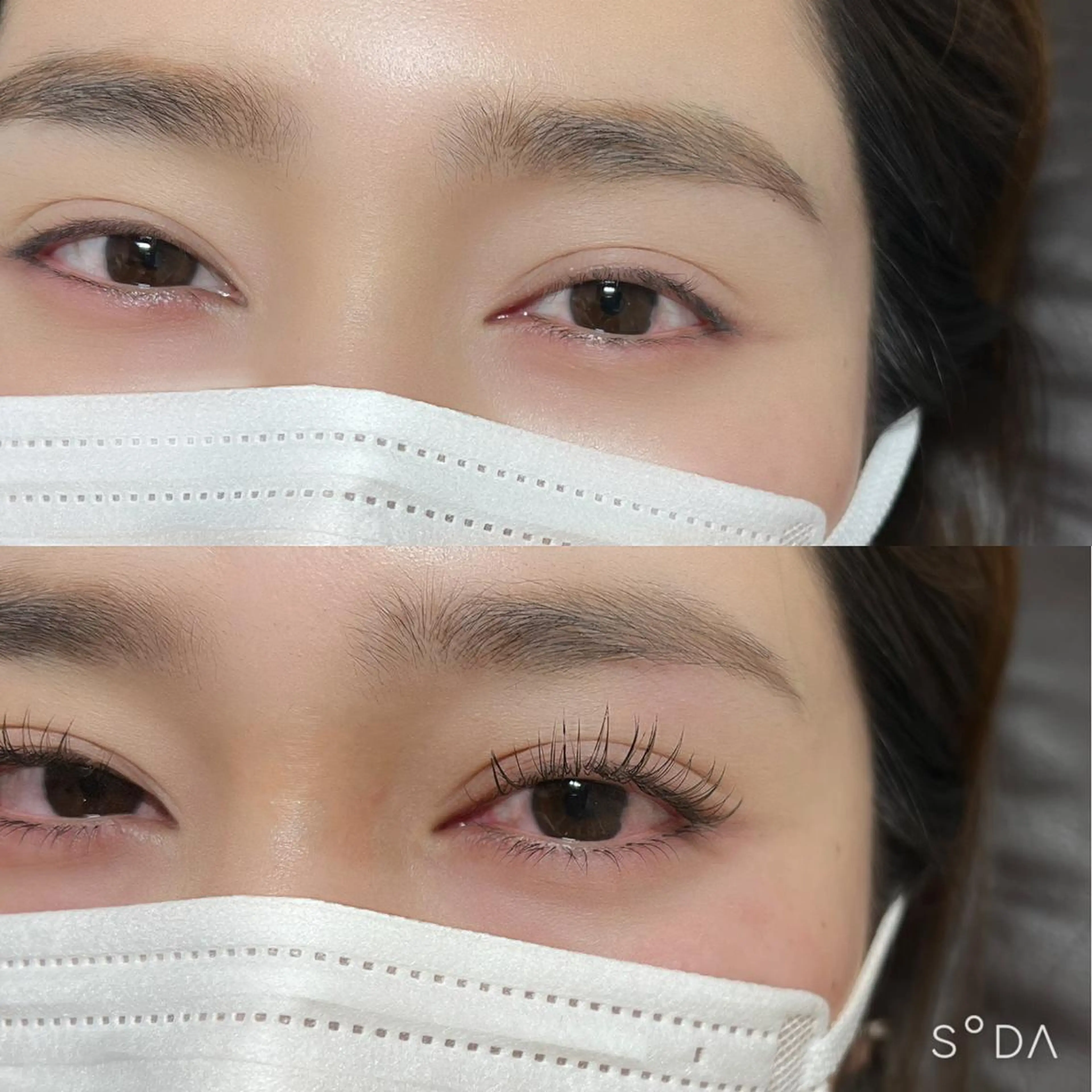 マツエク・マツパ カラーマツエク フラットラッシュ moana ☆のマツエク・マツパデザイン