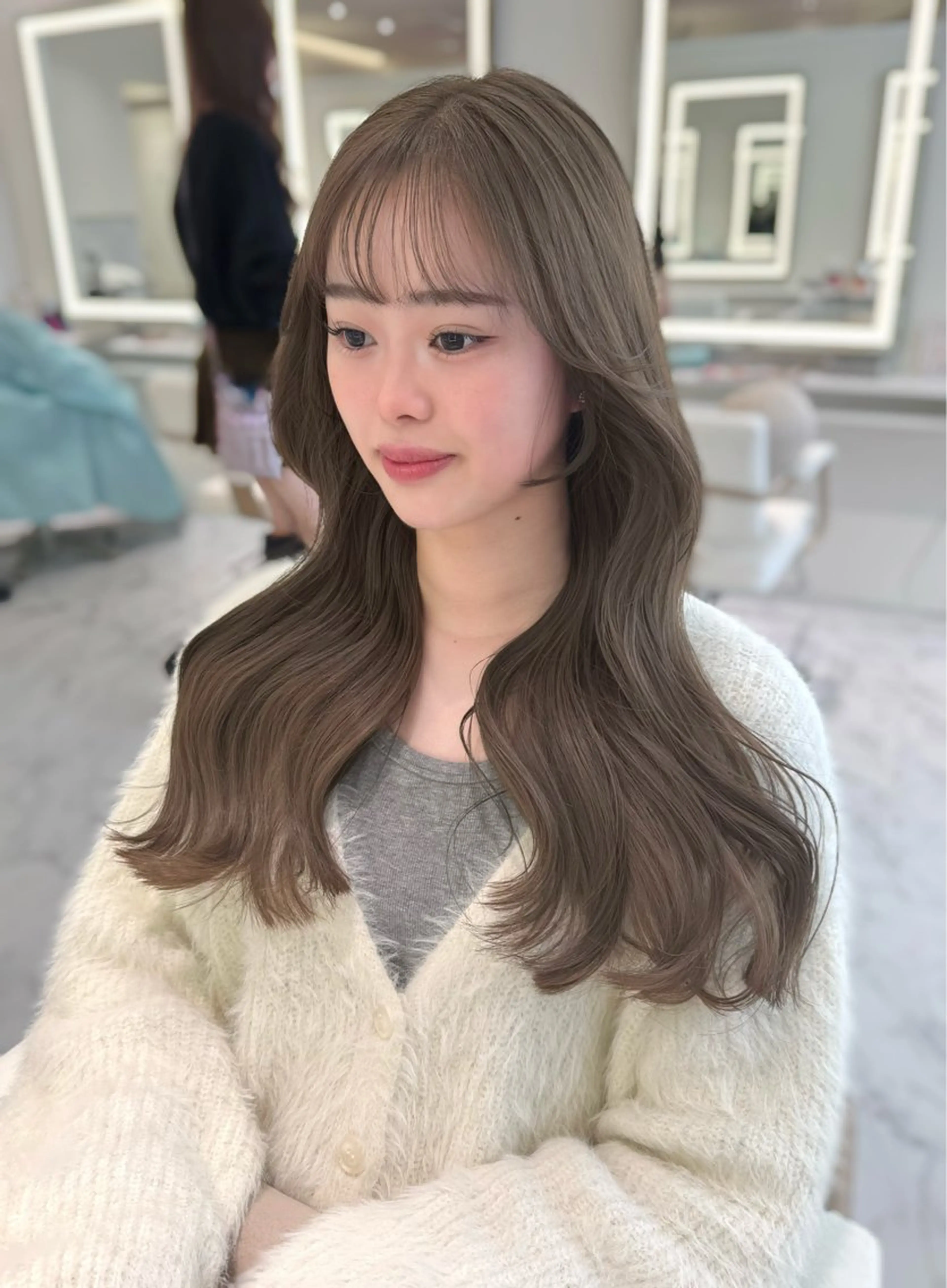 ロング ヘアカラー ParveMix🍀 藤原愛未のヘアスタイル