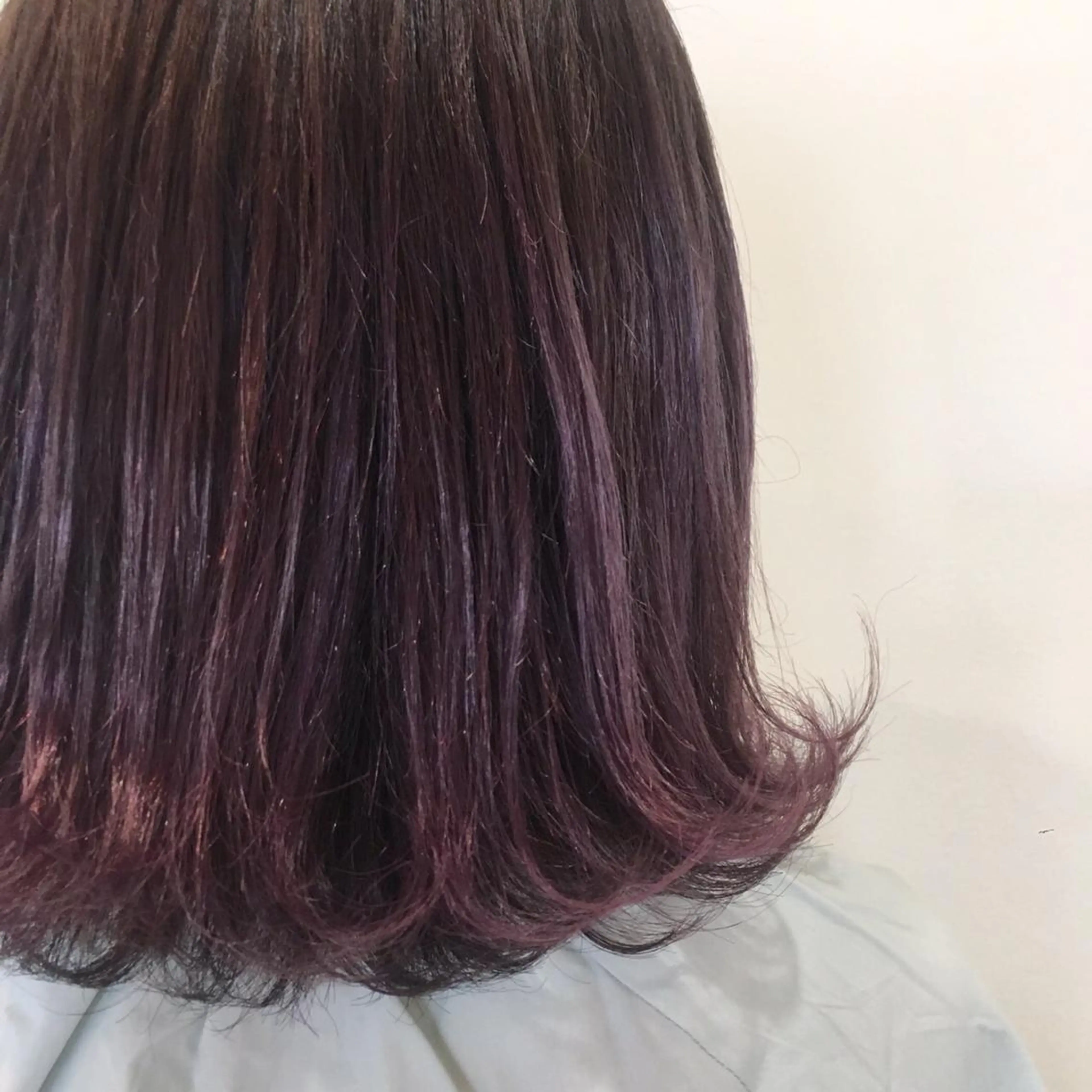 ミディアム カラー 暖色カラー🍊 ボブ🌿顔周りcutのヘアスタイル