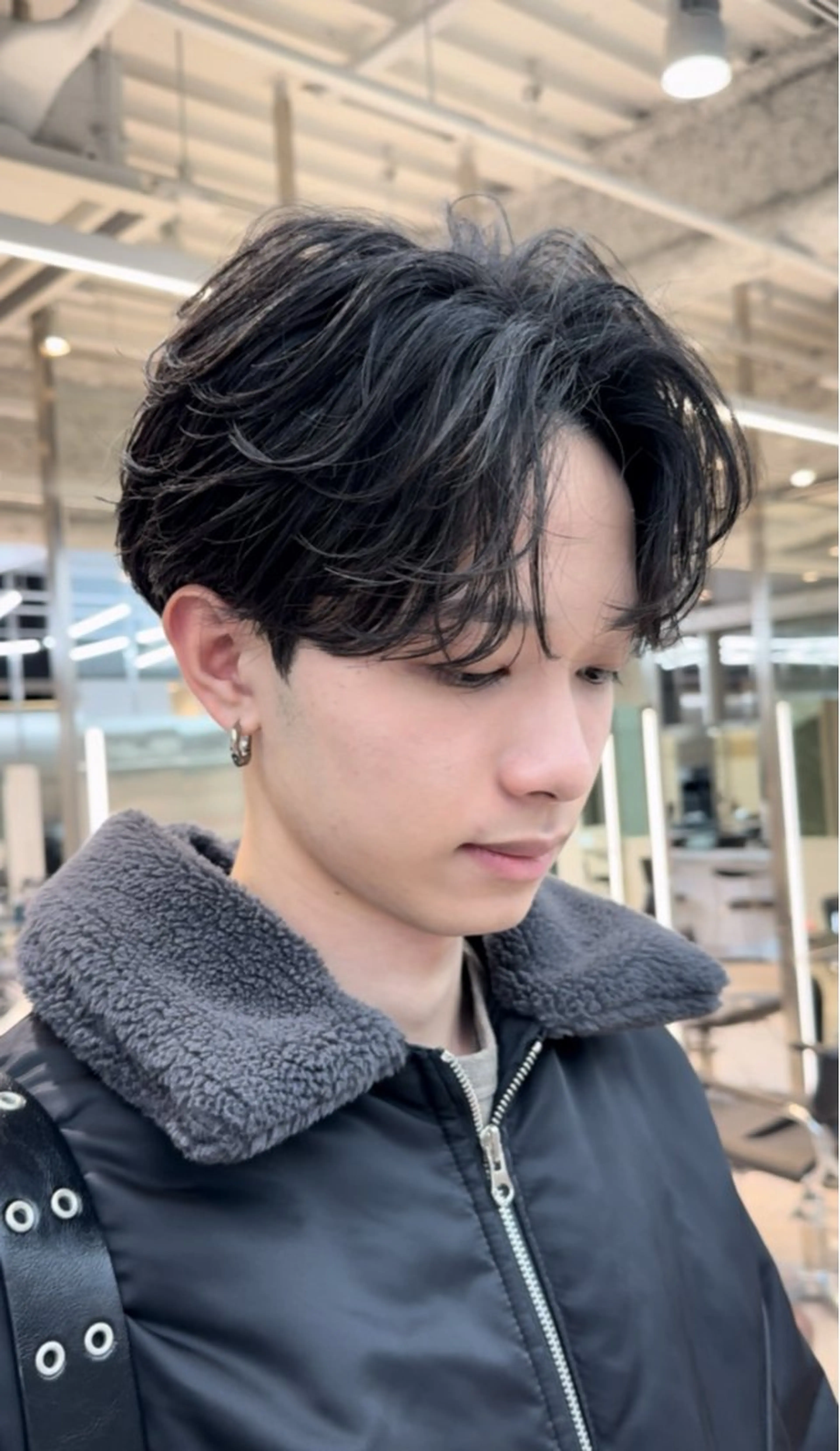 メンズ カット パーマ fifth春山 凜乃介のヘアスタイル