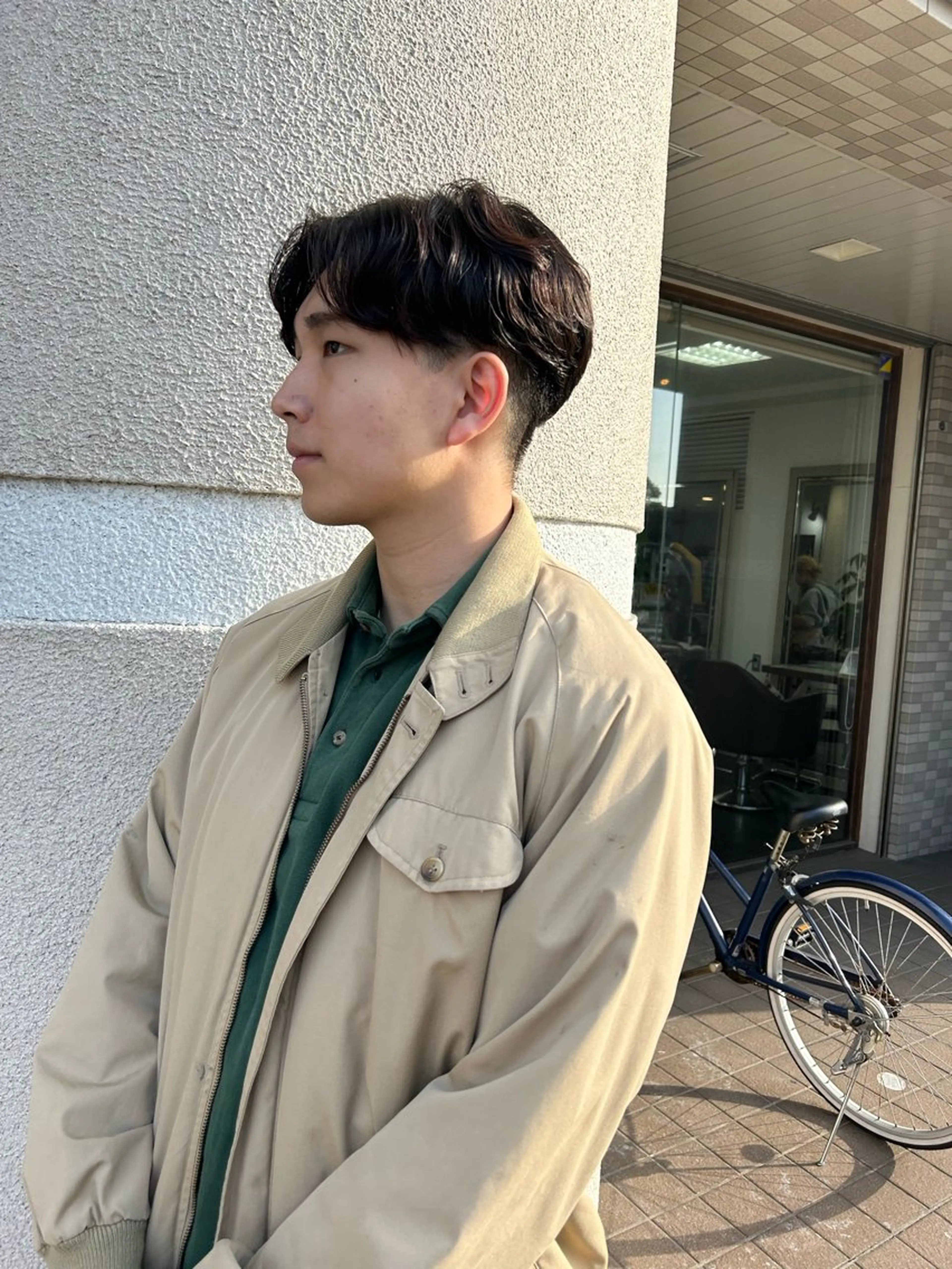 ショート パーマ メンズ カルマパーマ メンズ韓国風 韓国マッシュ マッシュ メンズパーマ カット パーマ メンズパーマの達人 / タカシマダイスケのヘアスタイル