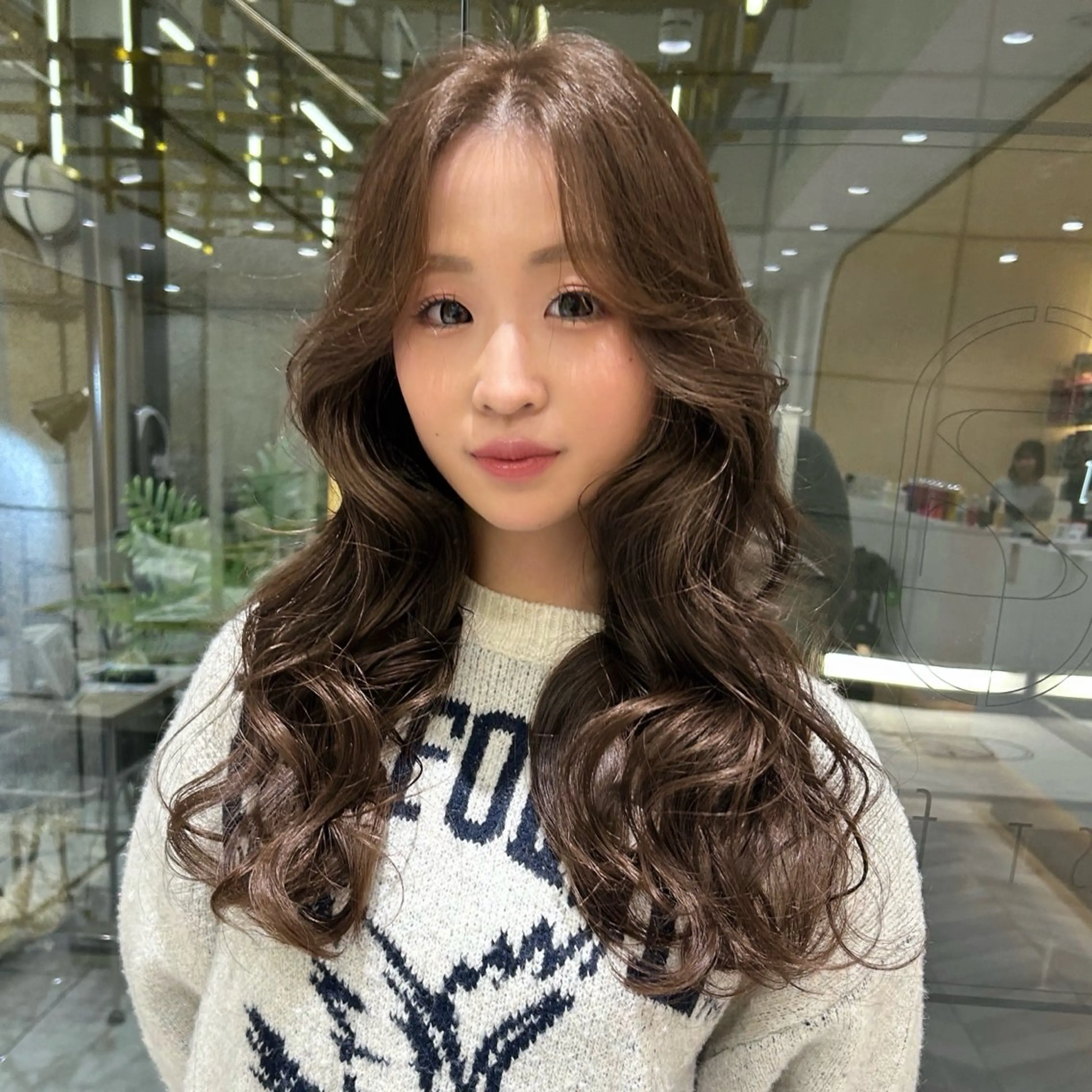 ロング カラー ヘアカラー 🇰🇷韓国スタイル /束間まつげ🎀ミキのヘアスタイル