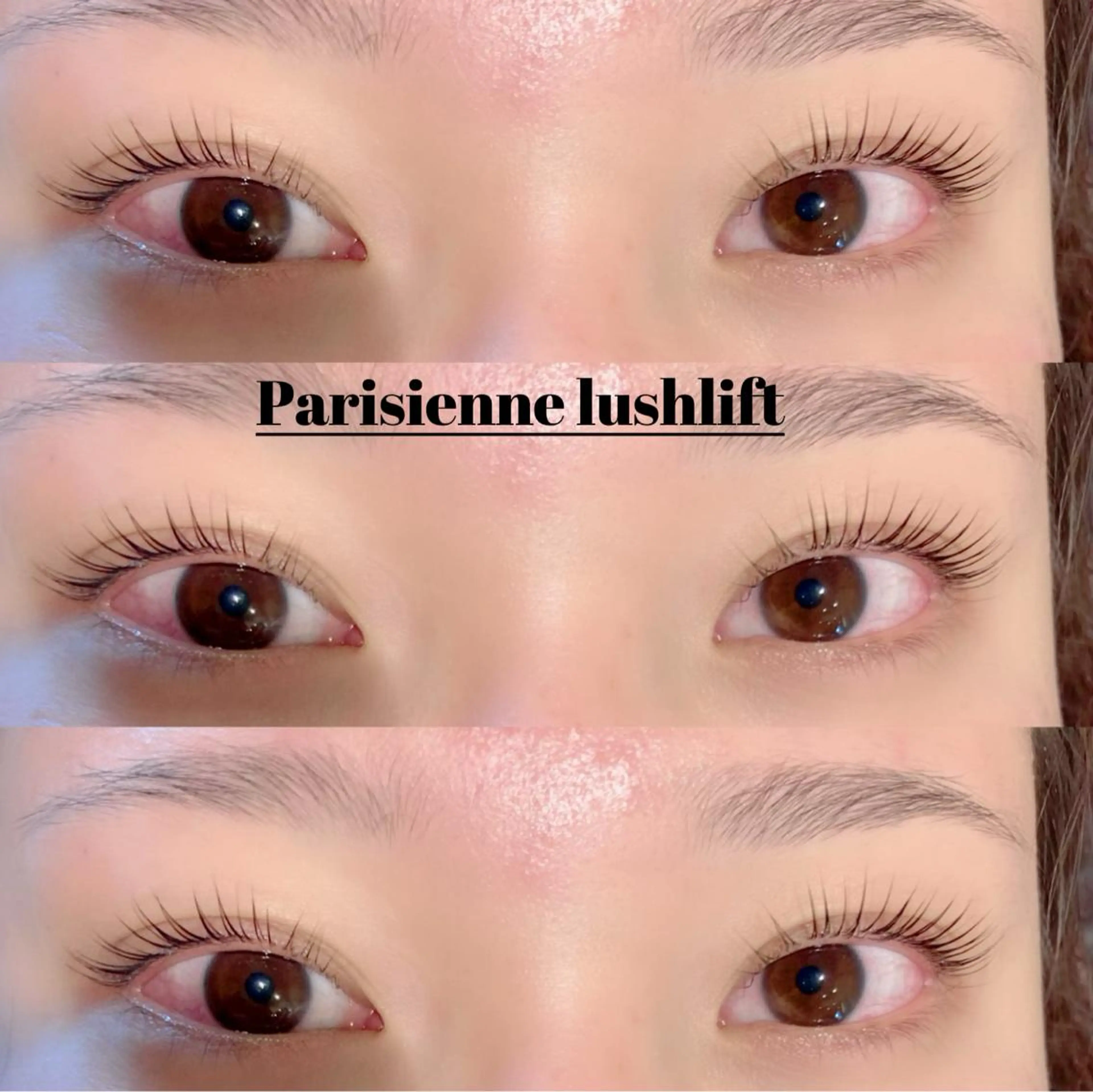 マツエク・マツパ パリジェンヌラッシュリフト マツパ Earth coiffure beaute長野稲田店所属・林 愛子のマツエク・マツパデザイン