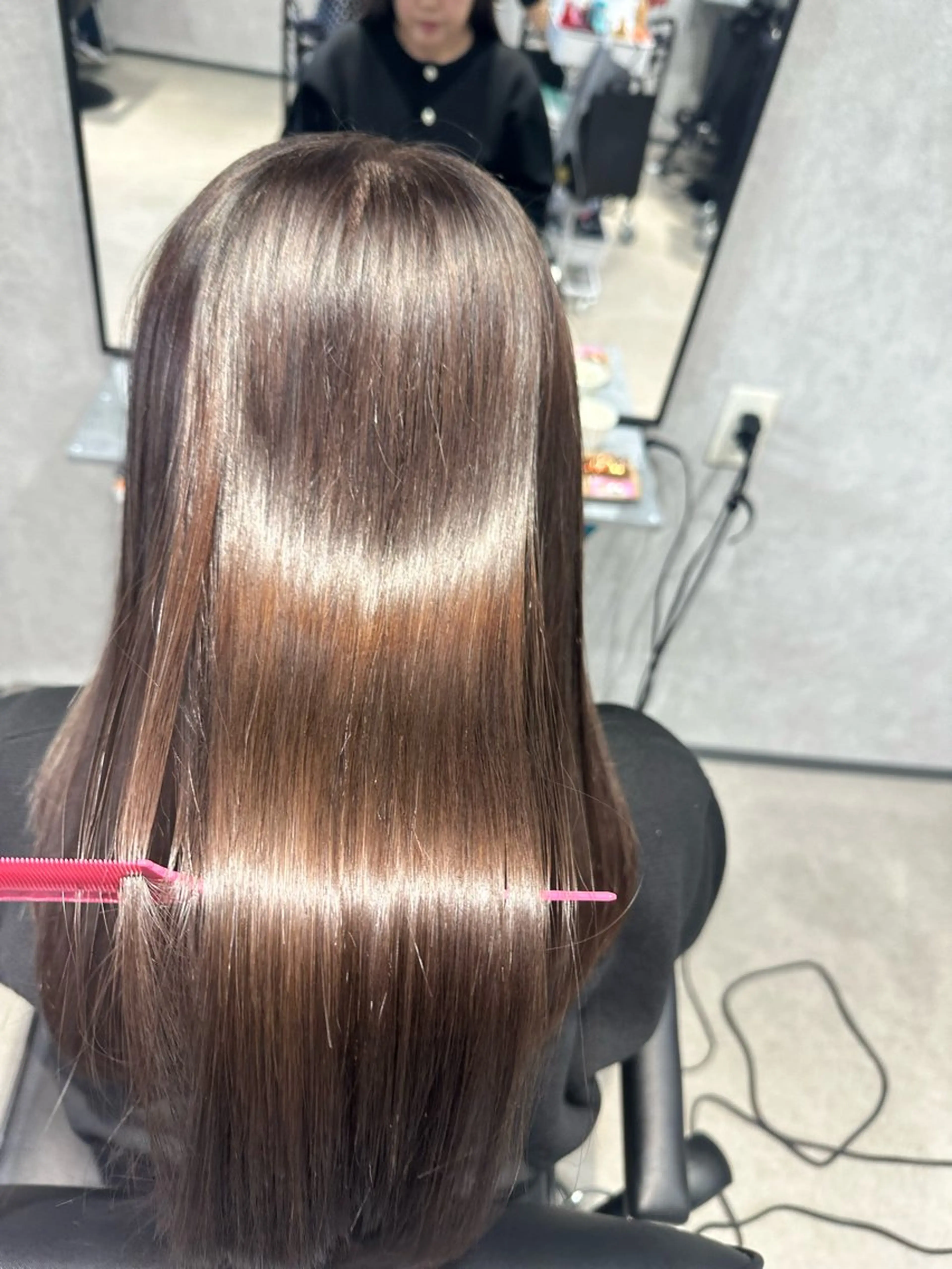 カラー 髪質改善 森 沙織のヘアスタイル