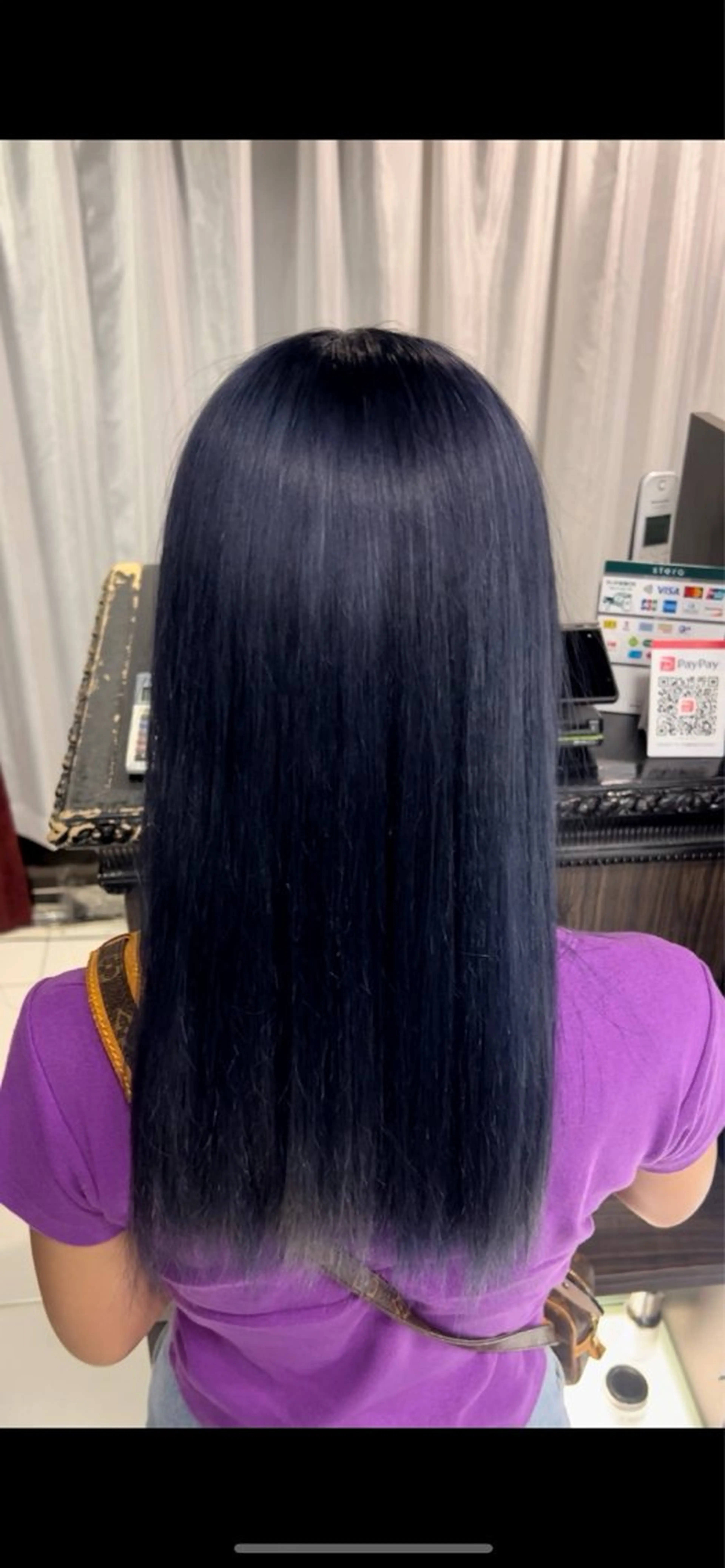 ロング カラー カットモデル募 集🩵AYAKA🩵のヘアスタイル