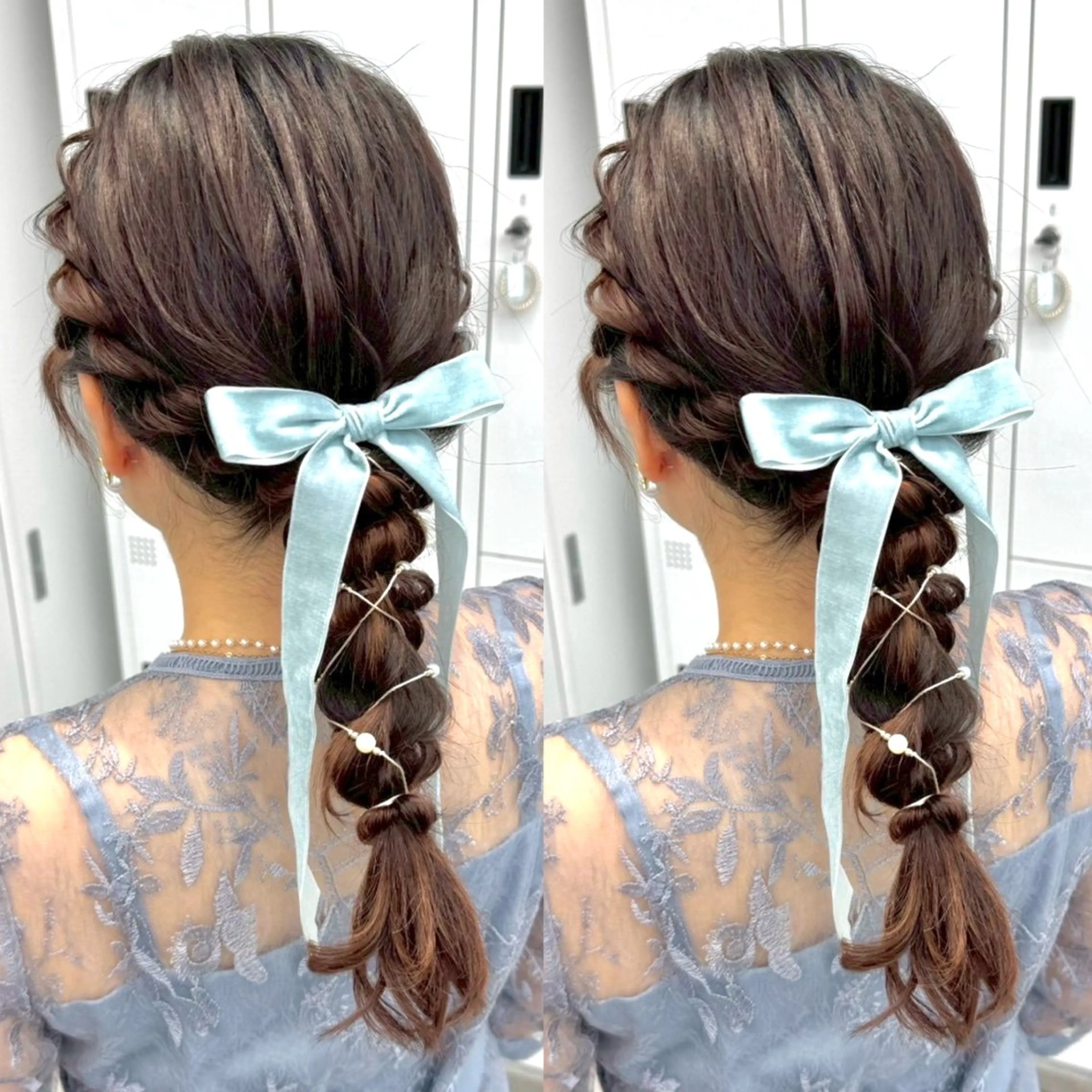 ロング ヘアアレンジ ヘアセット ヘアメ🎀推しカラー 🥣横浜/しほ🧸のヘアスタイル