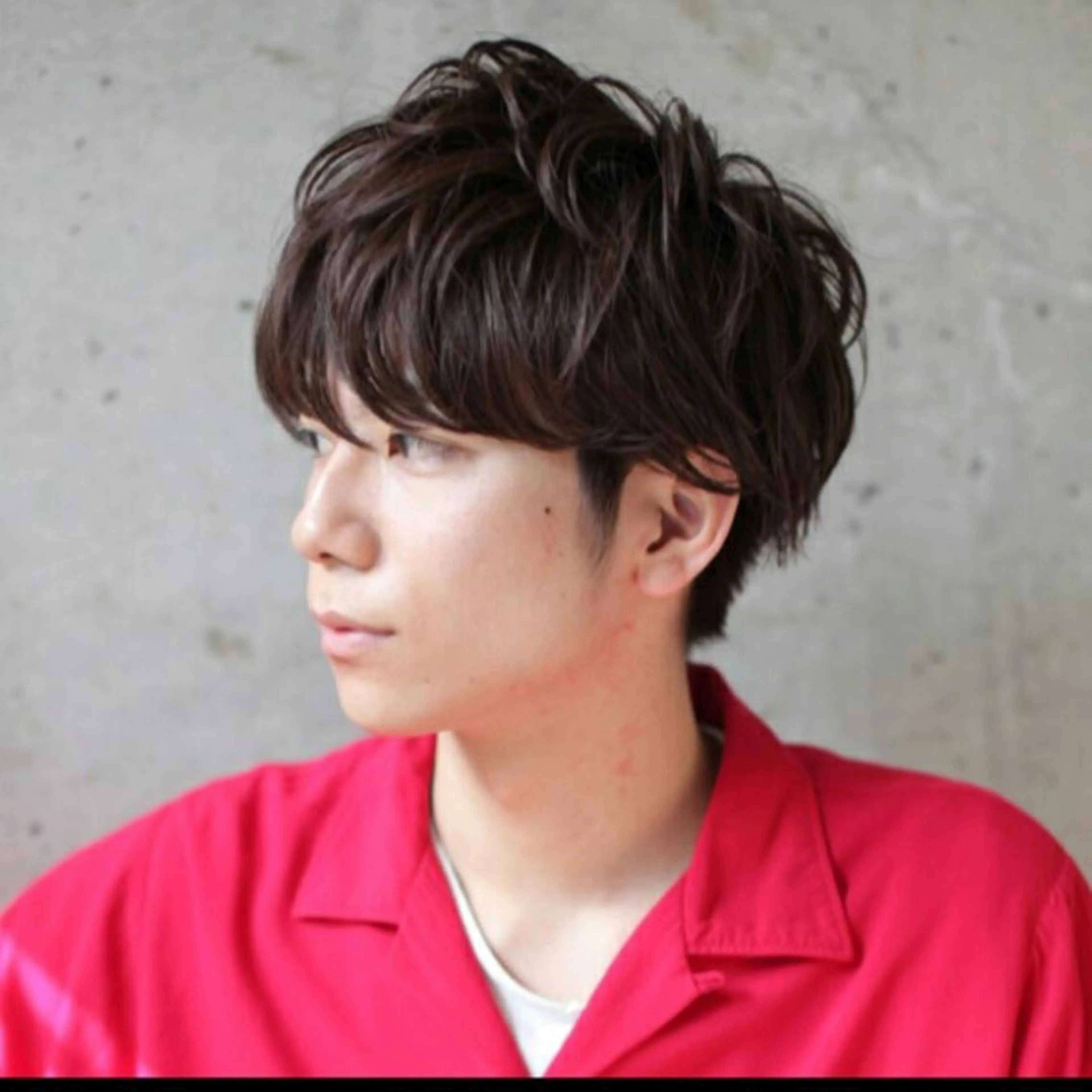 ショート パーマ カット パーマ 小田川 竜也のヘアスタイル