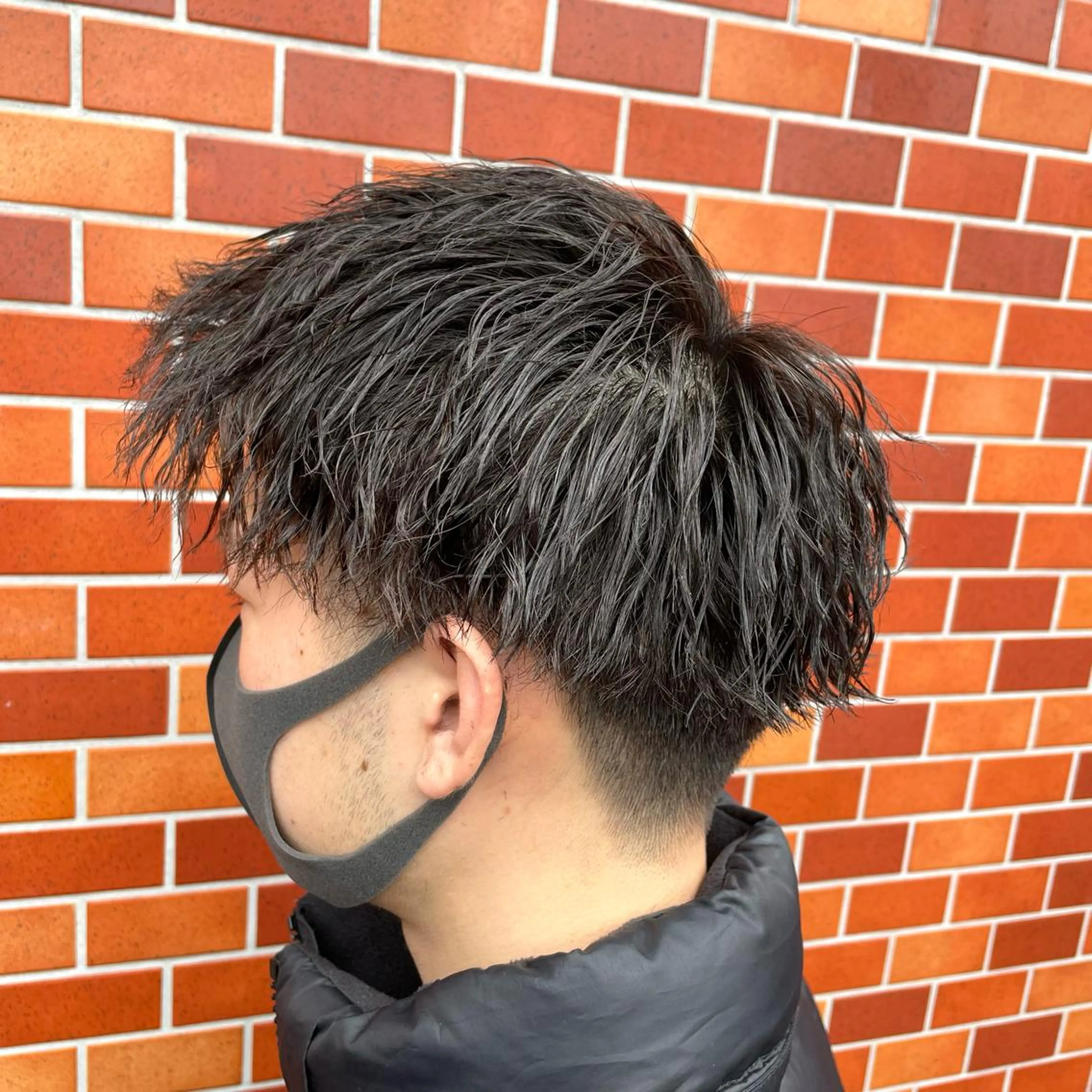 パーマ メンズ カット ヘアカラー メンズ特化/パーマ/ ブリーチ/福島 千颯のヘアスタイル