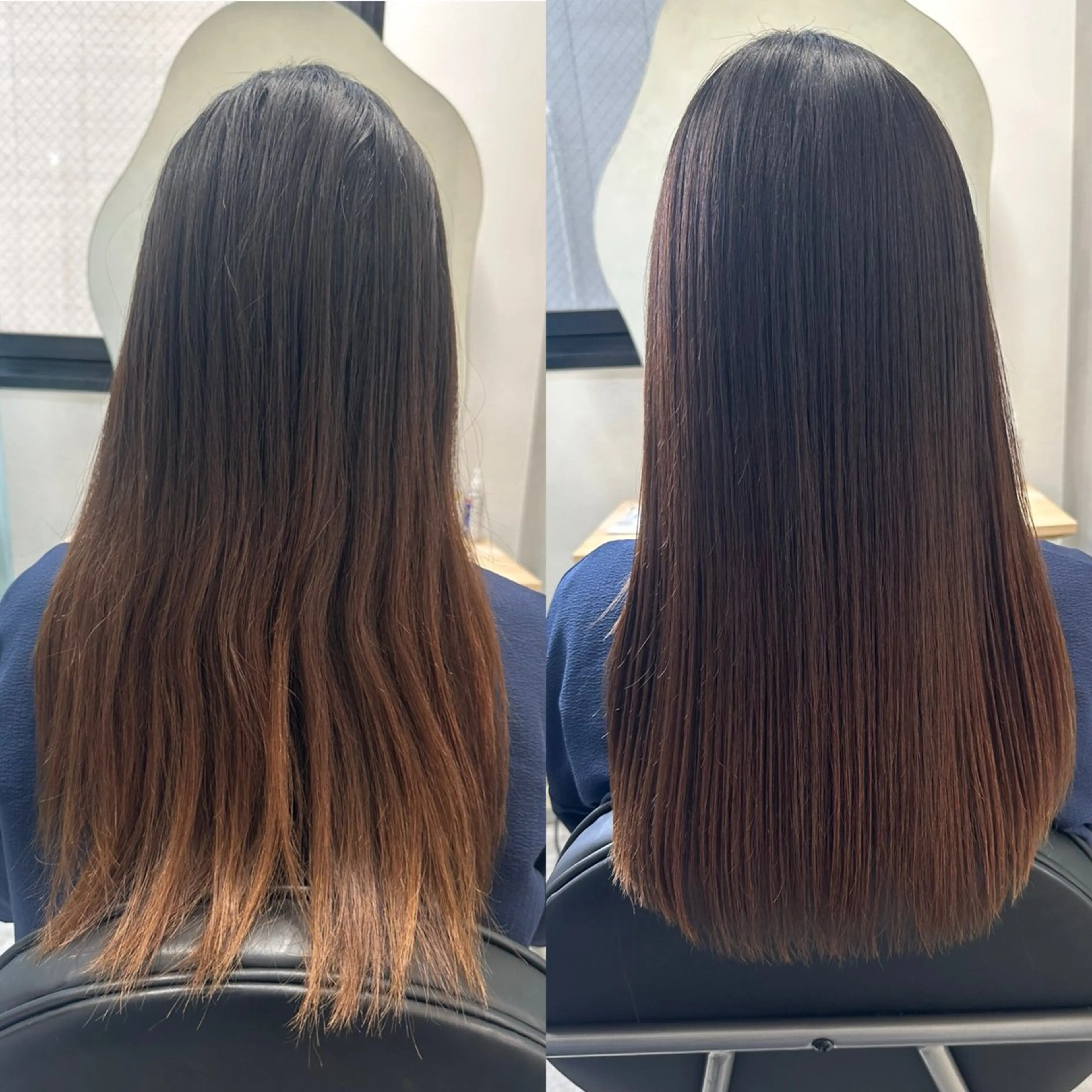 ロング カット 縮毛矯正 トリートメント TELAHAIR岡野 春奈のヘアスタイル