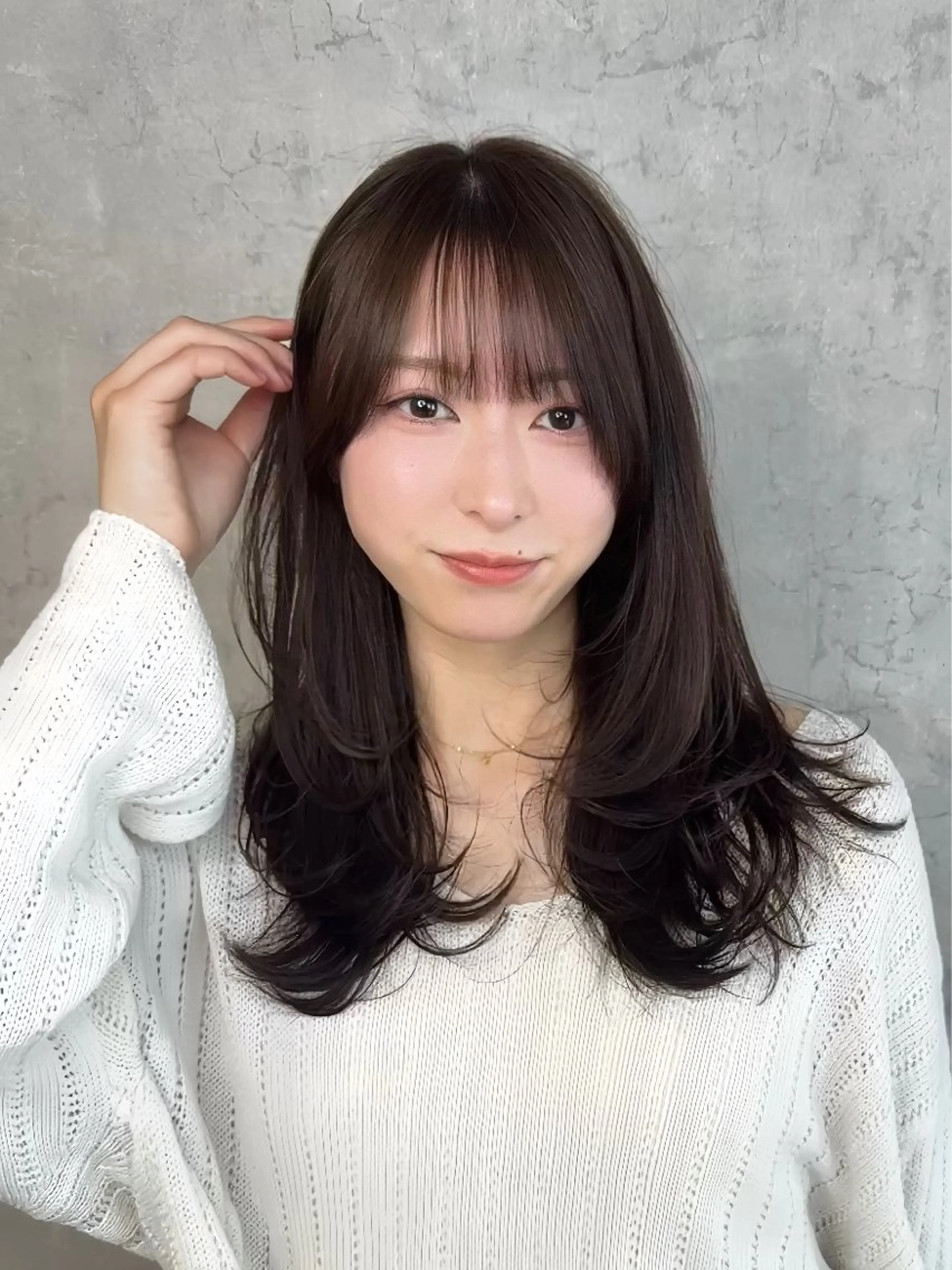 ミディアム カット ヘアカラー トリートメント トレンド韓国ヘア 🇰🇷のんのヘアスタイル