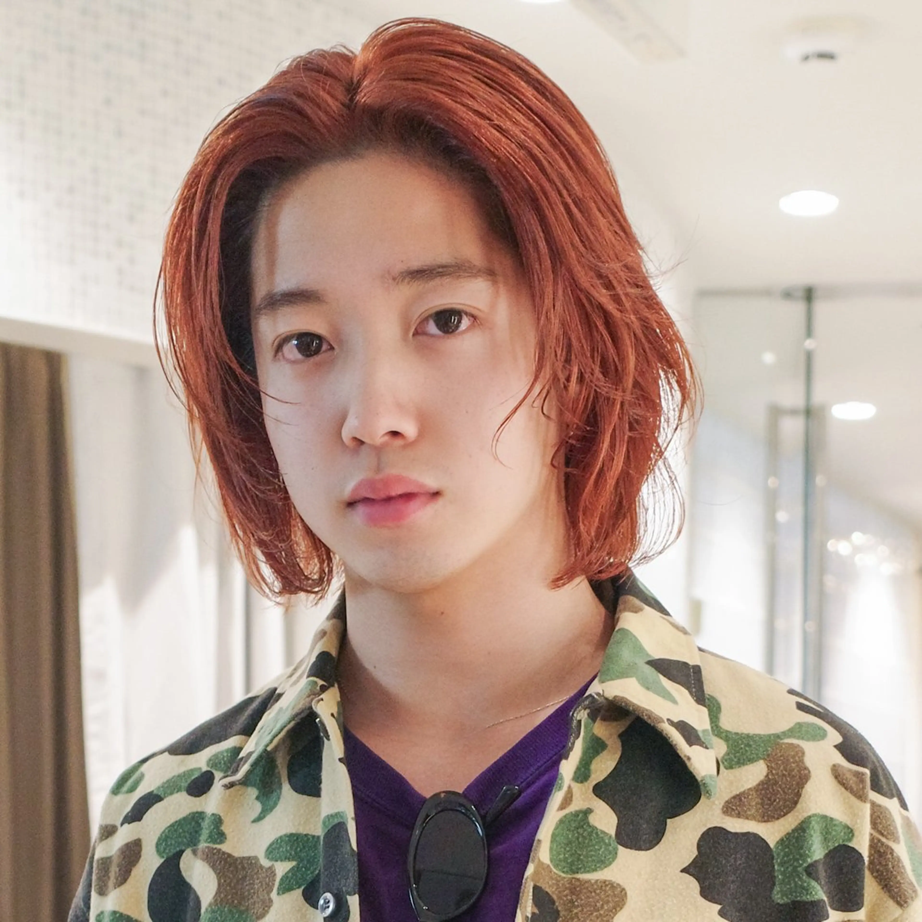 ミディアム カラー メンズ カット ヘアカラー トリートメント ボブ特化美容師/ ボブパーマ/ミツイのヘアスタイル