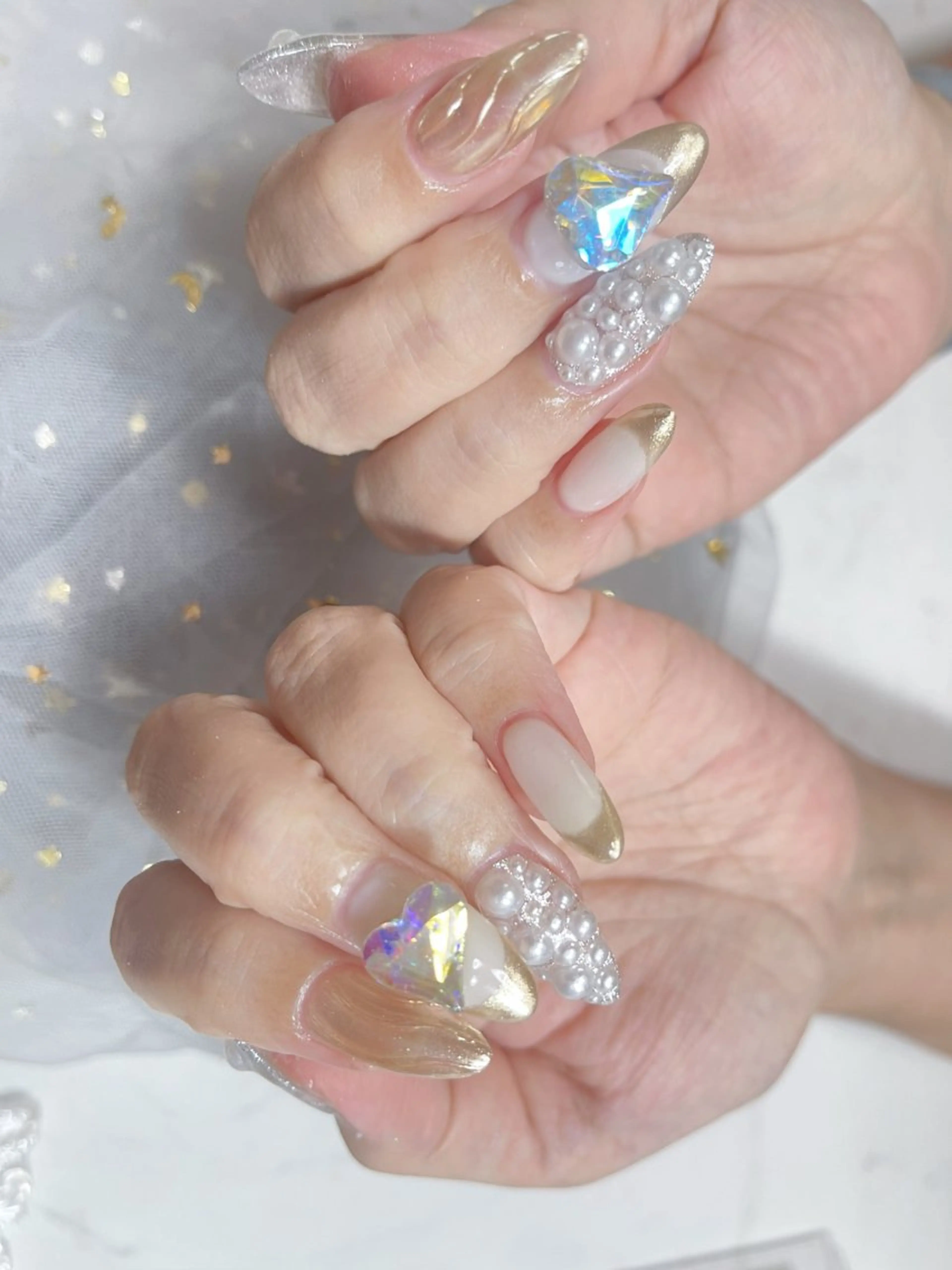 ネイル ハンドネイル 🎀ネイルサロン エクラYUI🎀のネイルデザイン