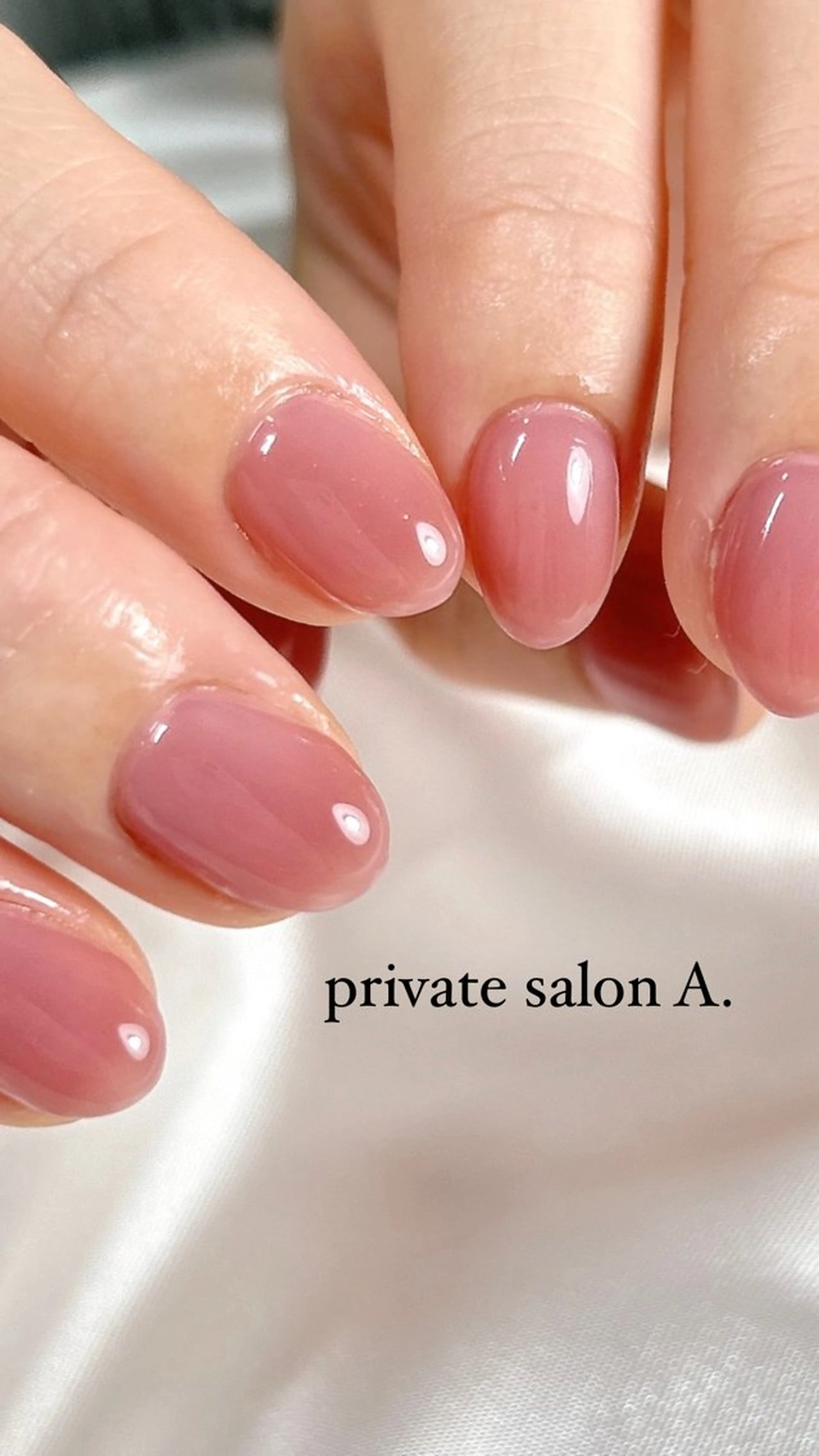 ネイル ワンカラーネイル 木村 章惠のネイルデザイン