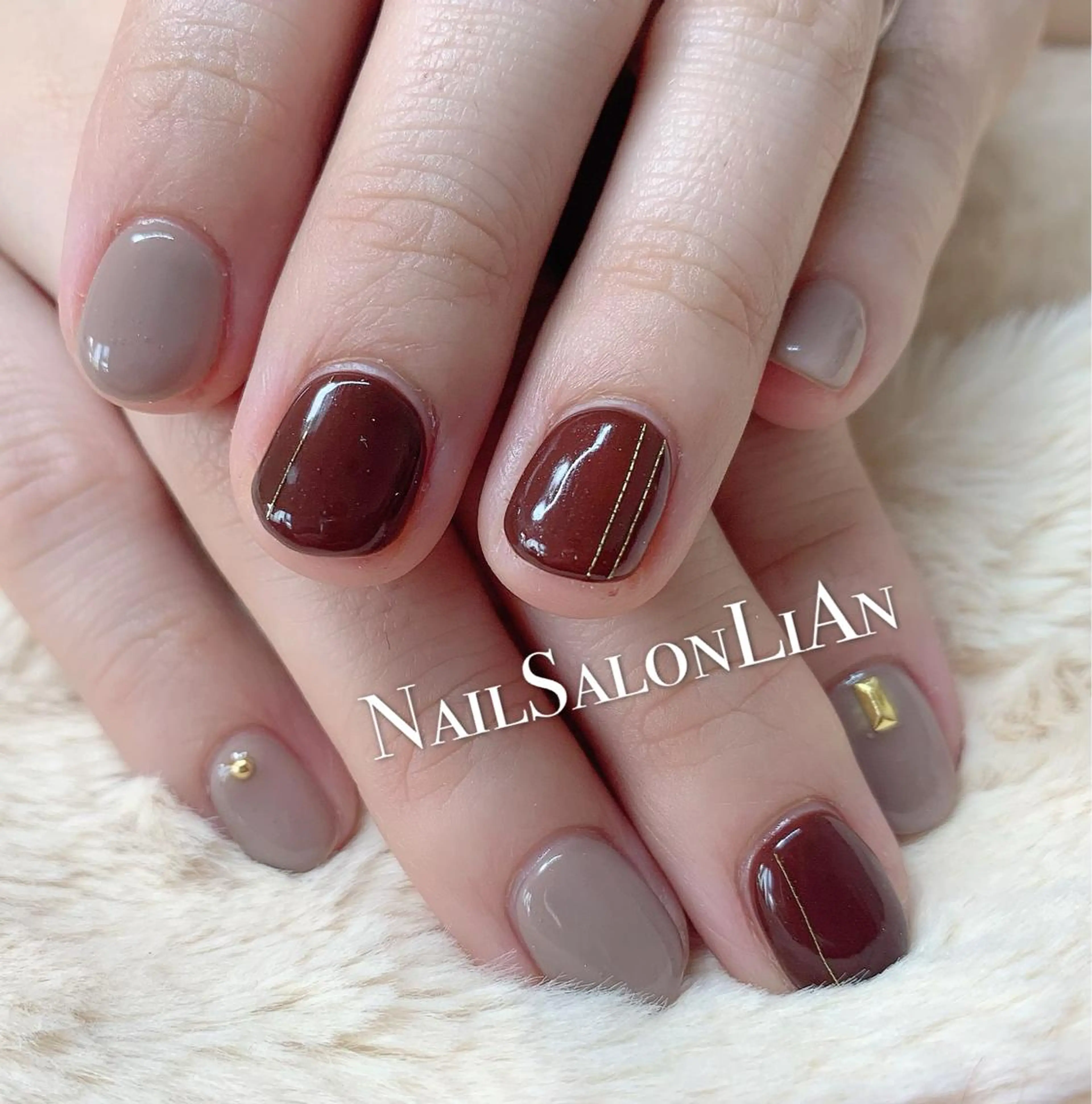 ネイル 持ち込み ハンドネイル NailSalon LiAnのネイルデザイン