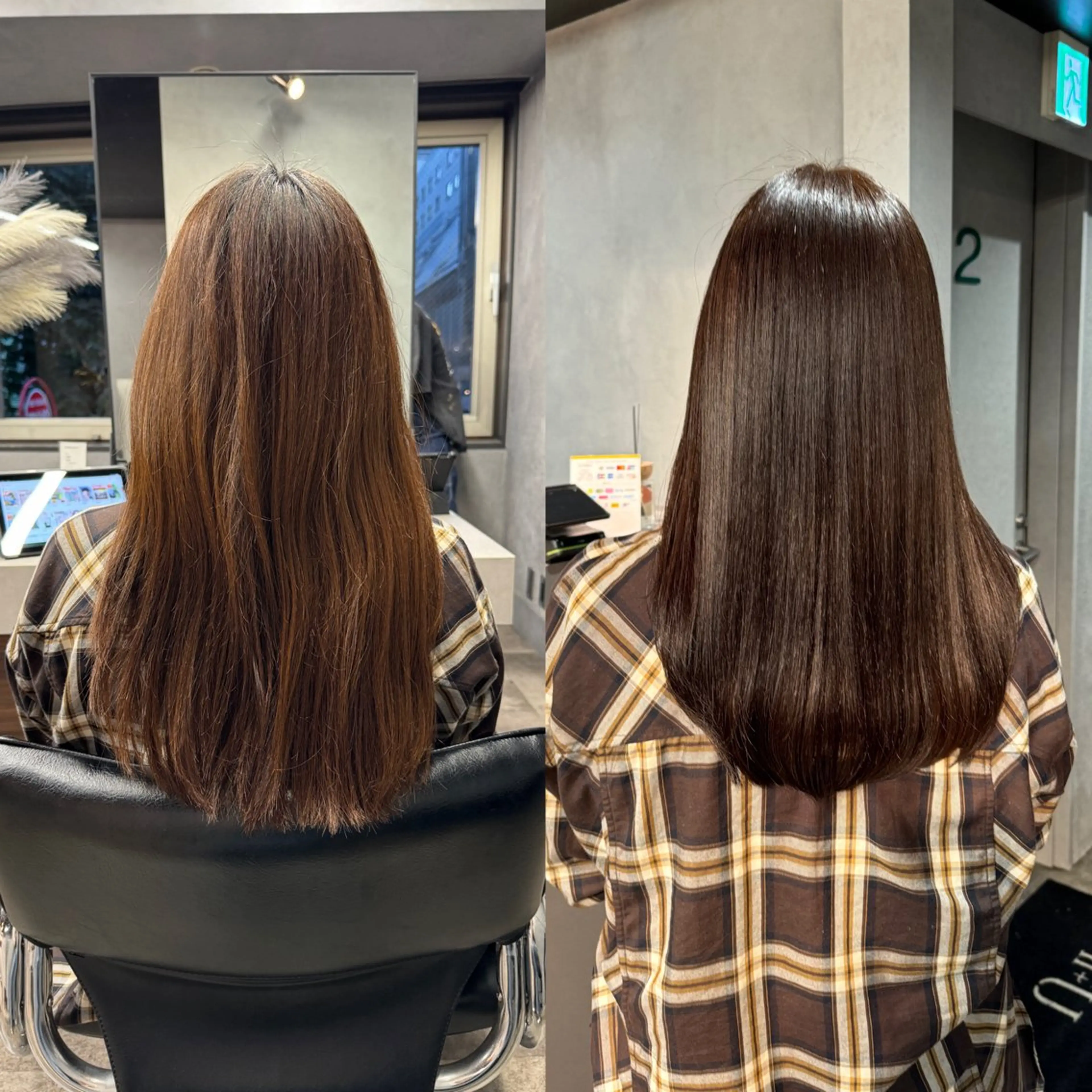 ロング カット ヘアカラー 縮毛矯正 トリートメント 髪質改善/艶髪 MINAMIのヘアスタイル