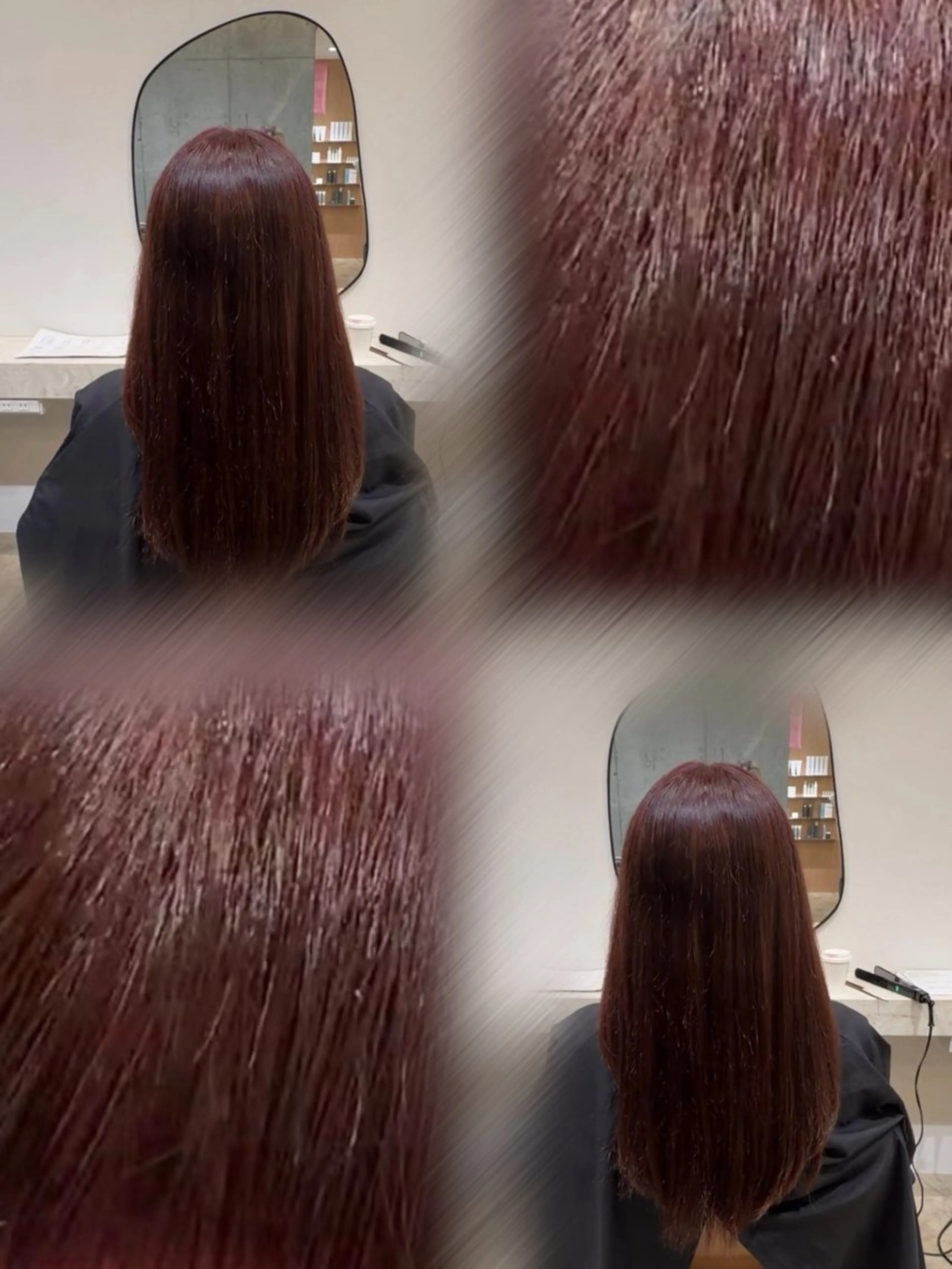 セミロング カラー こぐれ みさきのヘアスタイル