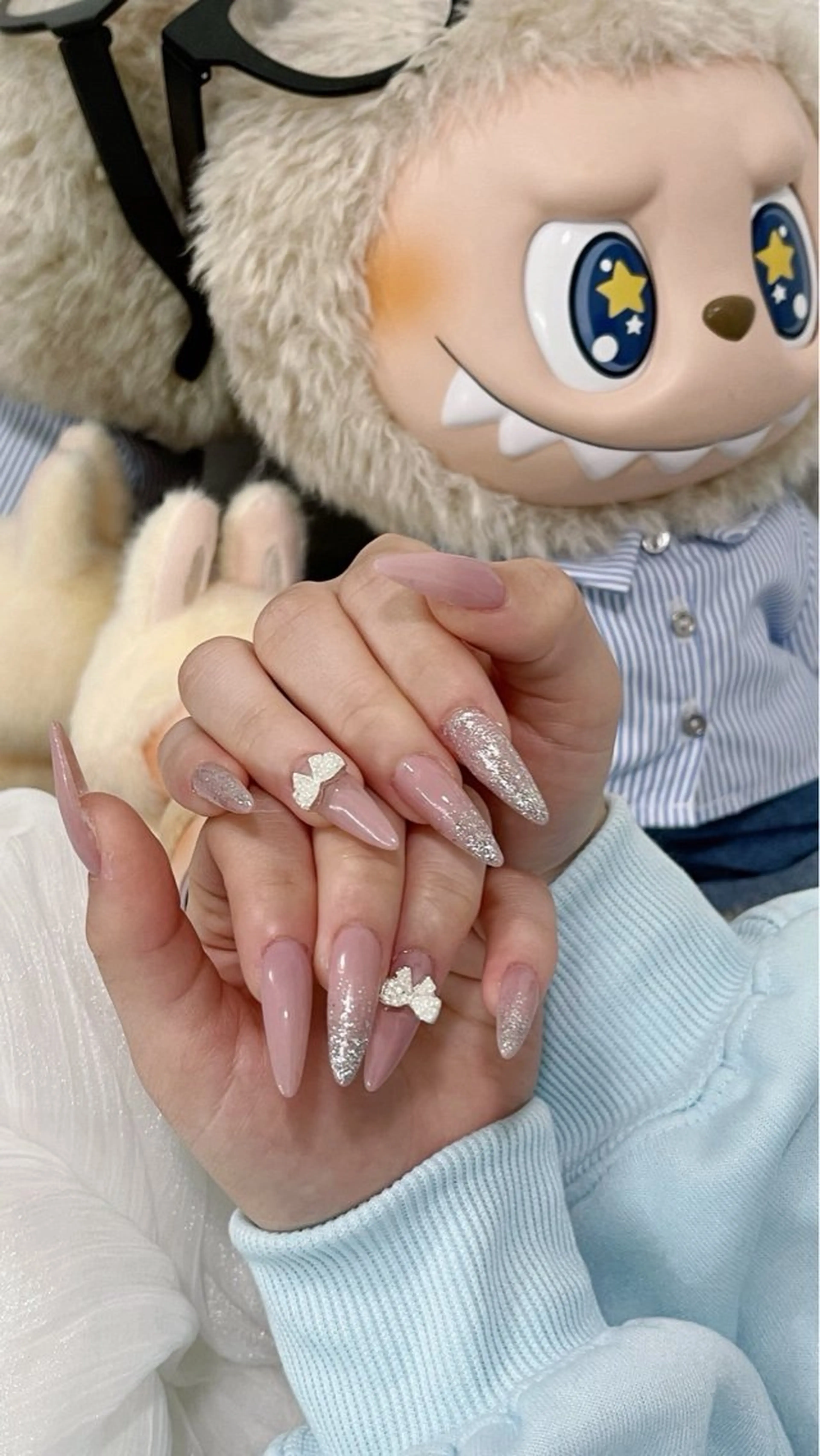 ネイル アートネイル ジェルネイル マグネットネイル ニュアンスネイル シンプルネイル ハンドネイル Ryu Nail NekoChanのネイルデザイン