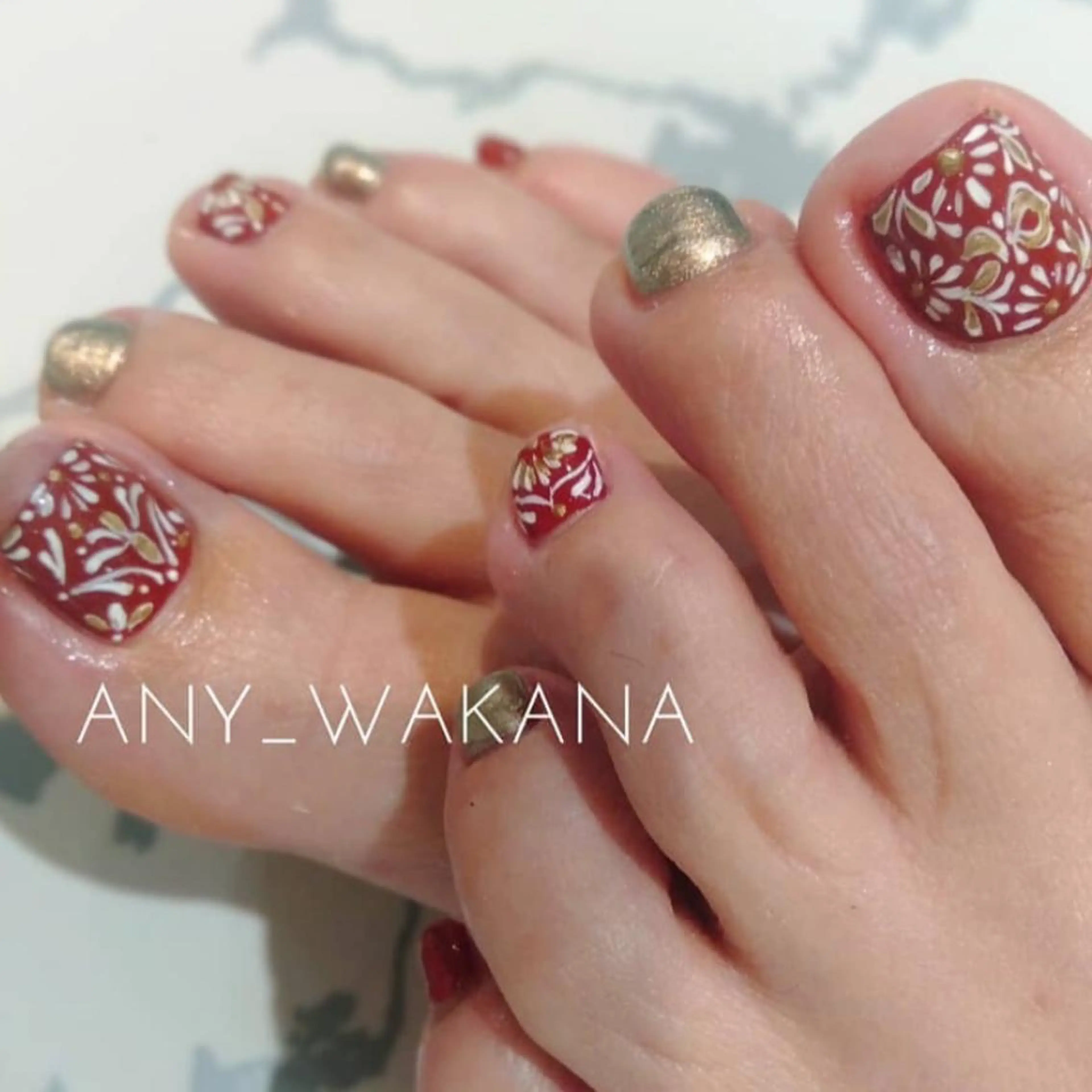 ネイル フットネイル atelier w/tetoro所属・高橋 わかなのネイルデザイン