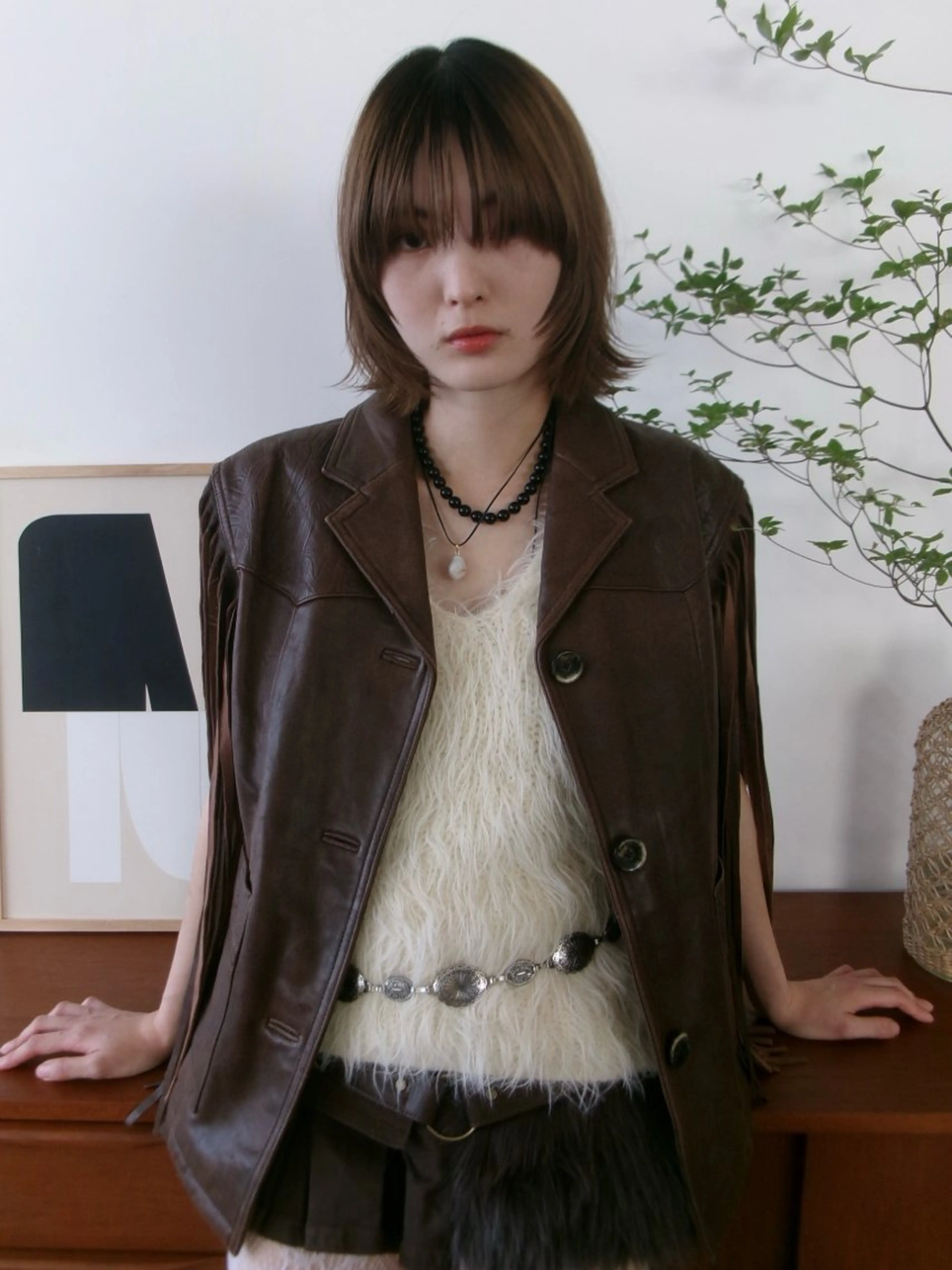 ショート 切りっぱなしボブ ボブ 顔まわりレイヤー レイヤーカット 近藤 智也のヘアスタイル