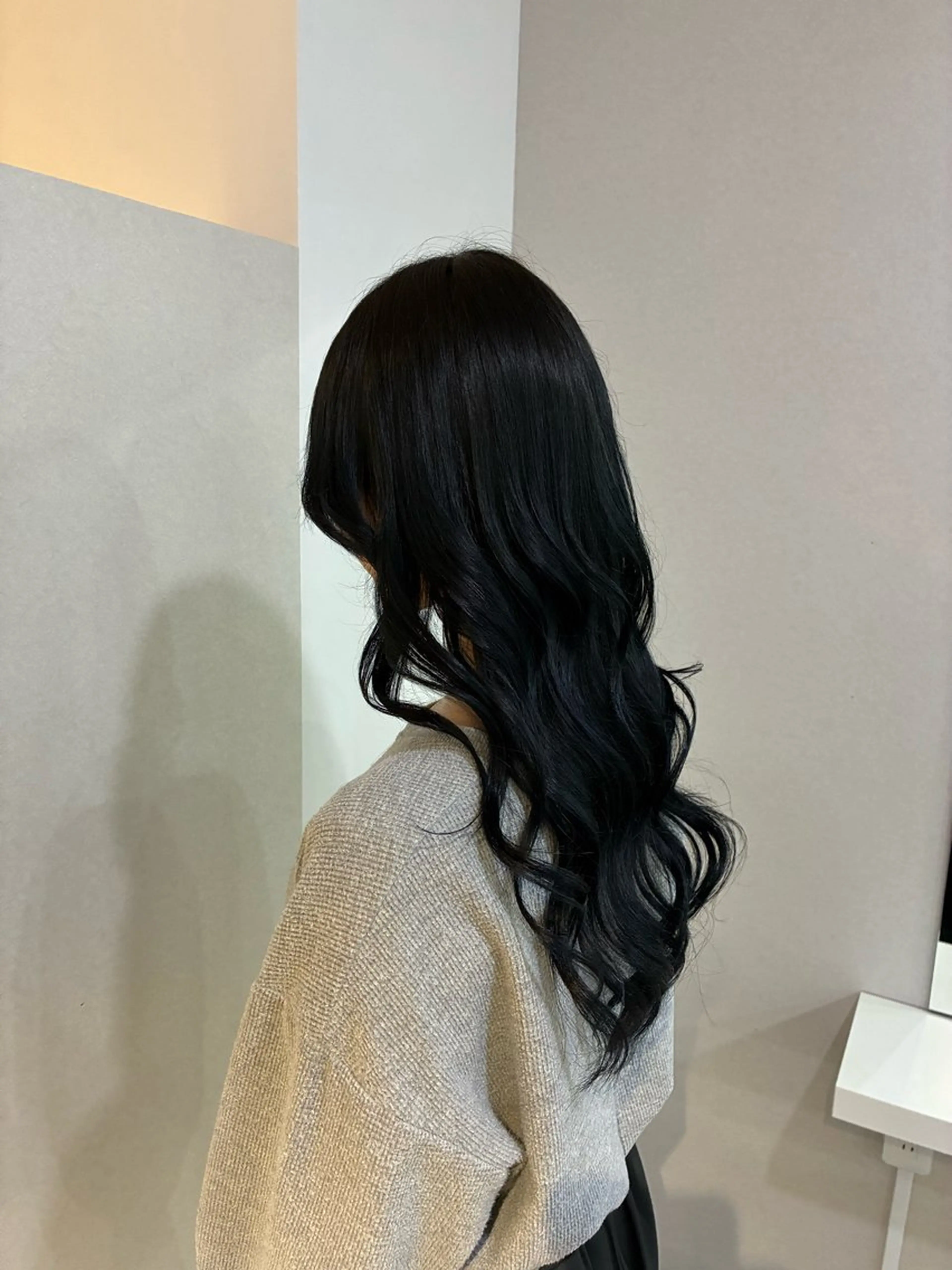 ロング カラー 透明感カラー 韓国風ヘア ハナダ メイのヘアスタイル
