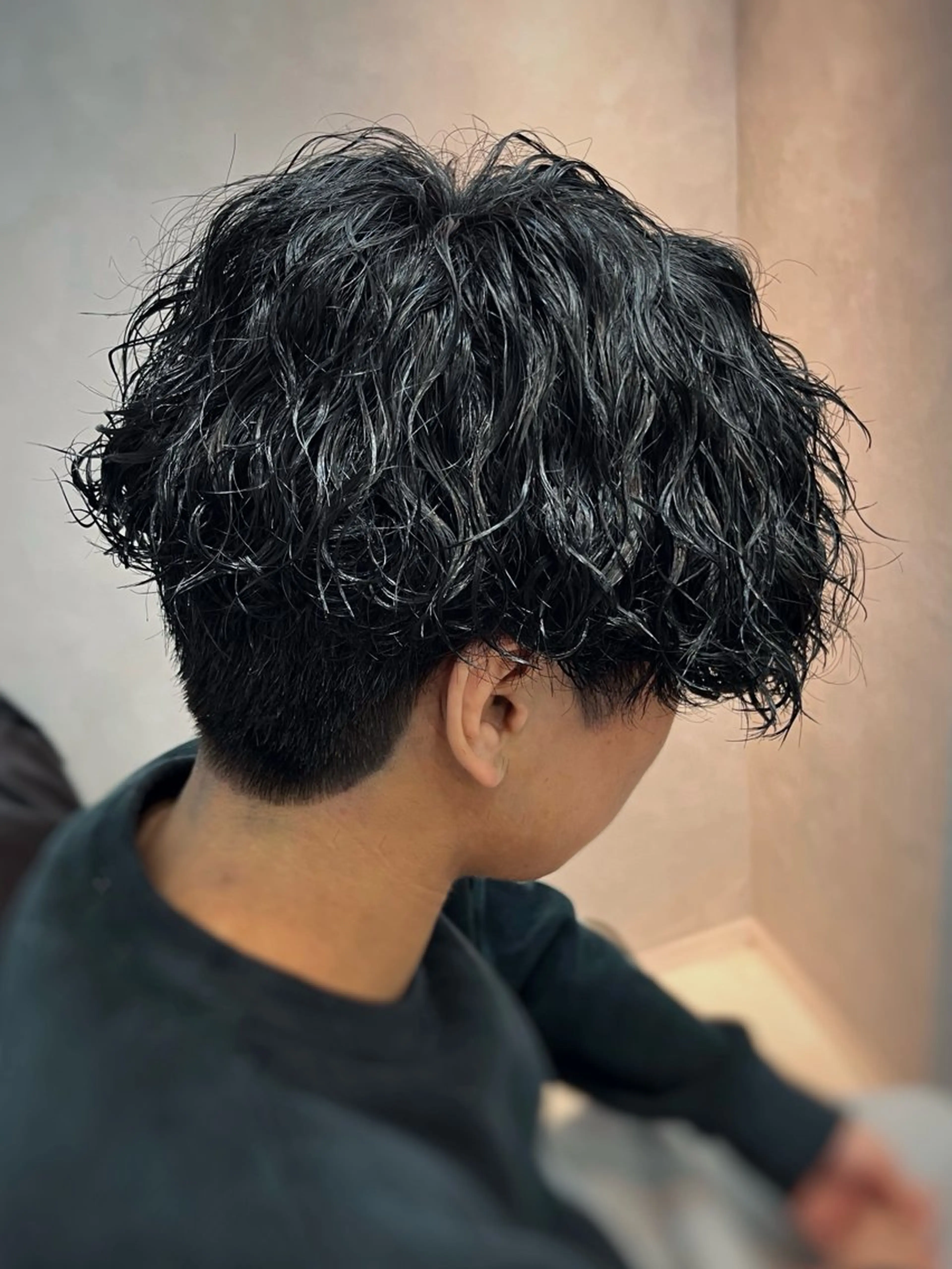 ミディアム カラー パーマ ヘアアレンジ メンズ キッズ カット パーマ TOON 川崎店 👫🏼橋本貴志のヘアスタイル