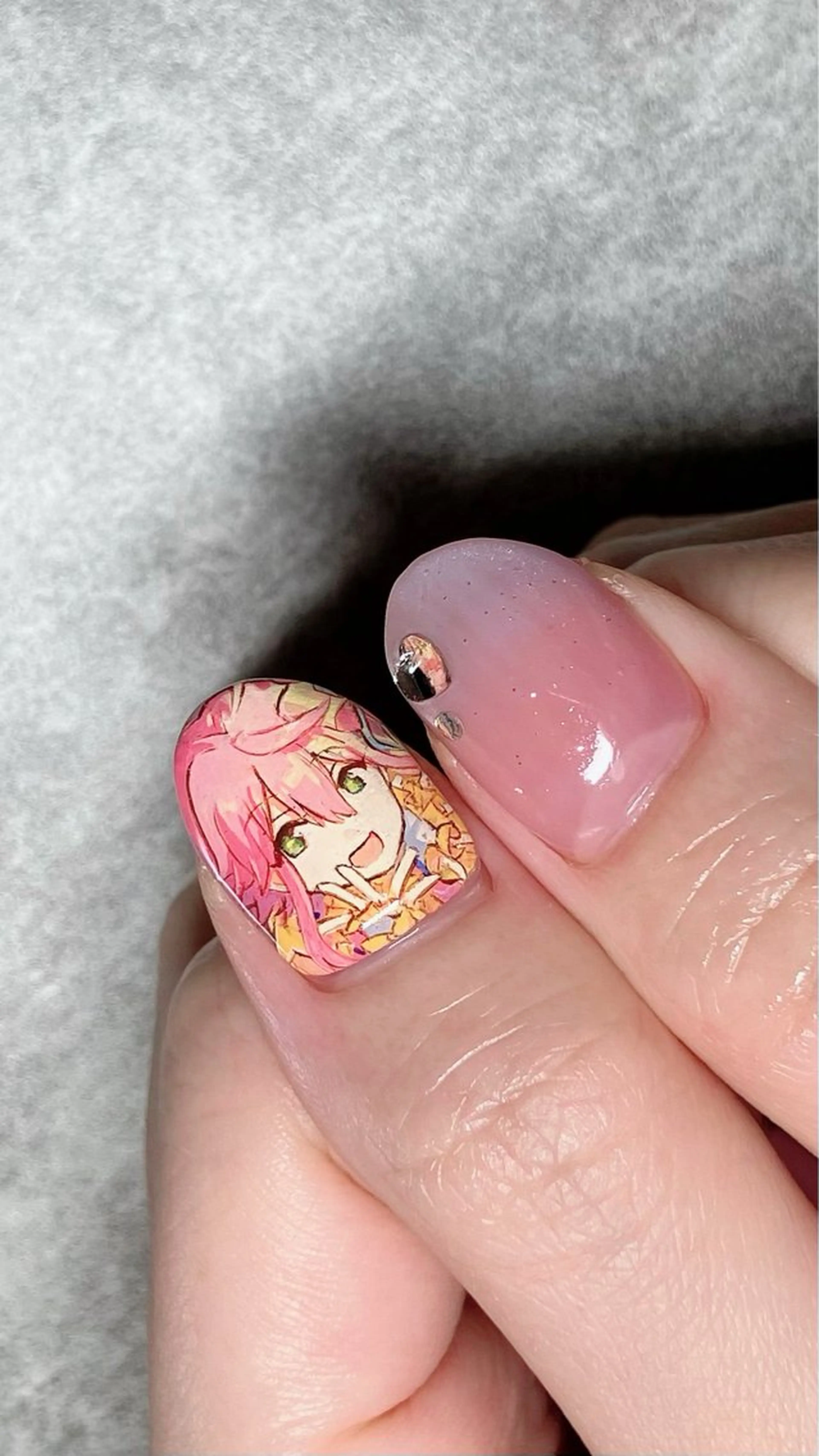 ネイル ハンドネイル ハンドケア haleyume所属・shino🌟 痛ネイルのネイルデザイン