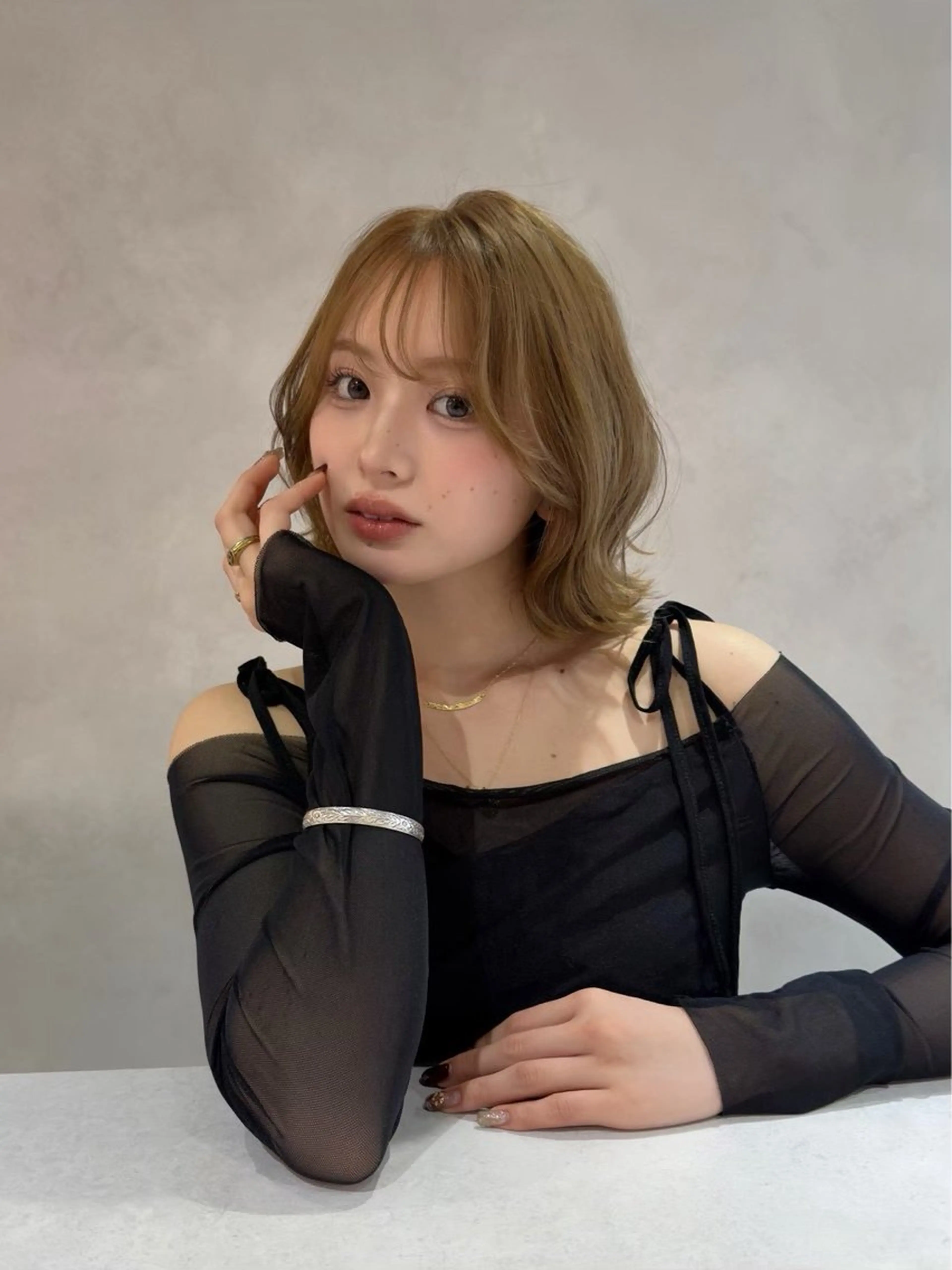 ショート カラー ヘアアレンジ 透明感・艶・ダメージ レス　YUKIのヘアスタイル