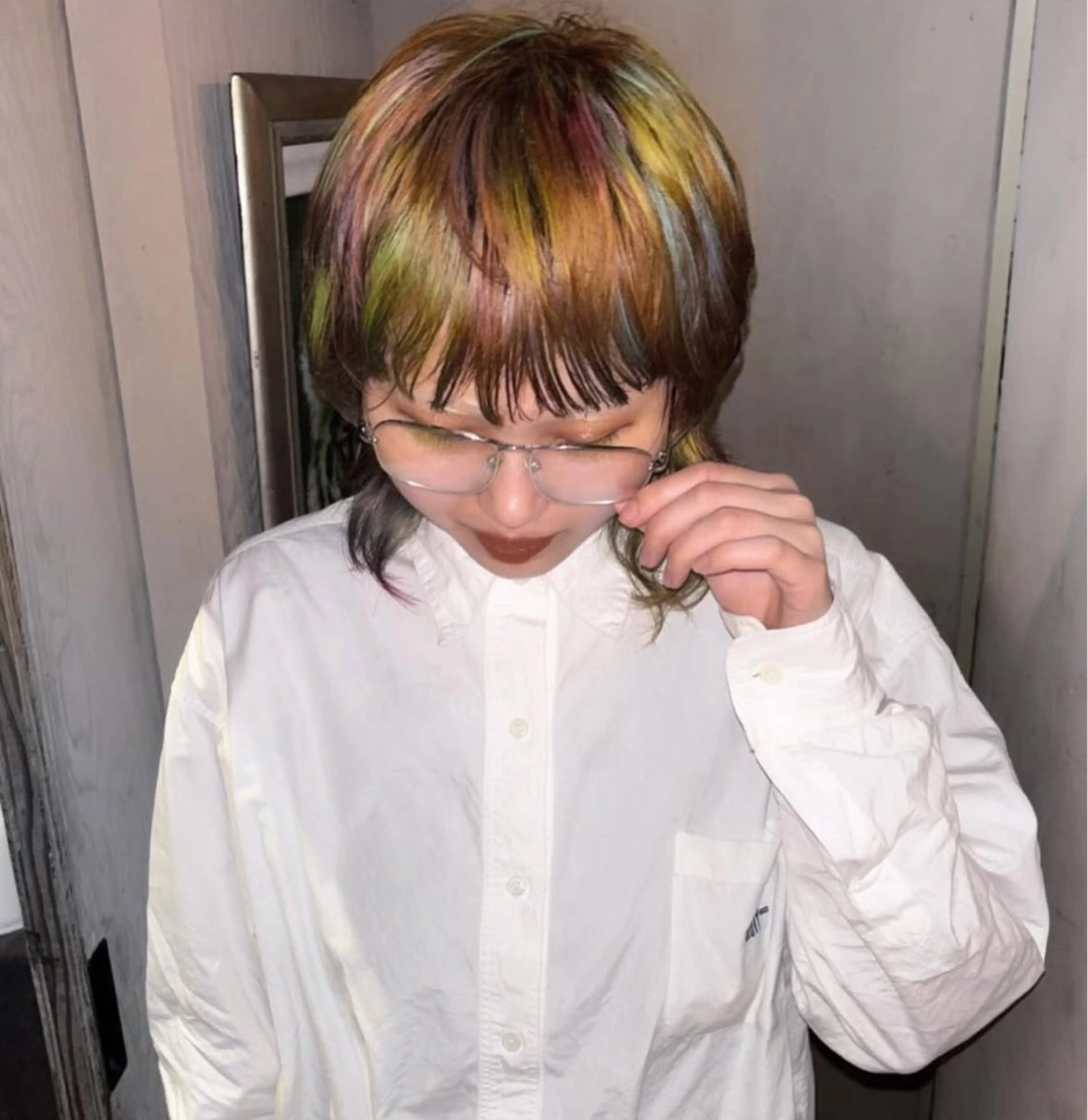 ショート カラー ヘアカラー トリートメント hair salon　丹tan所属・Rena✴︎トレンド ×スタンダードMIXのヘアスタイル